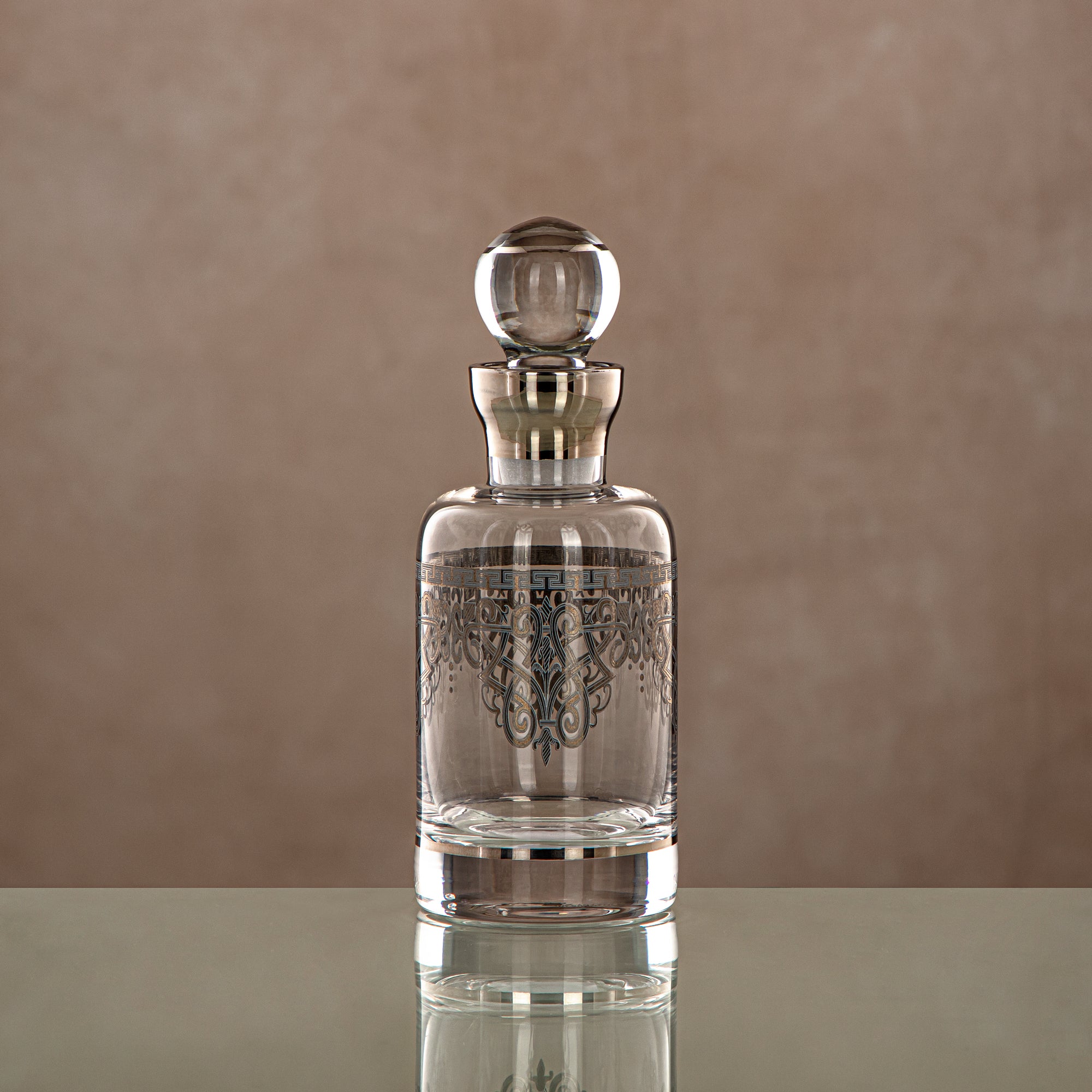 Almarjan Perfume Bottle Clear & silver 16.5 tola (0862P-YCS-SIL) Gatherings, special occasions, Ramadan, eid
