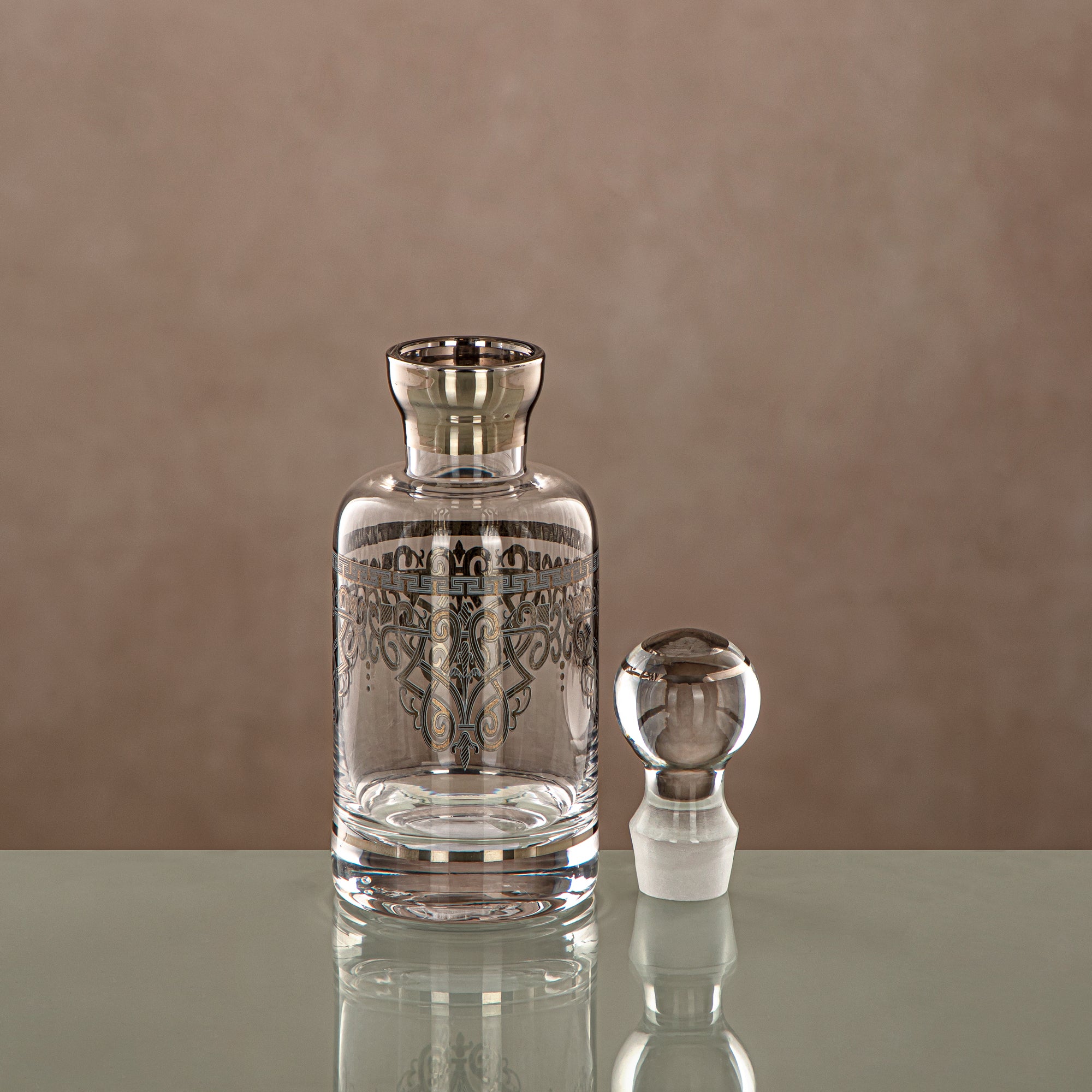 Almarjan Perfume Bottle Clear & silver 16.5 tola (0862P-YCS-SIL) Gatherings, special occasions, Ramadan, eid