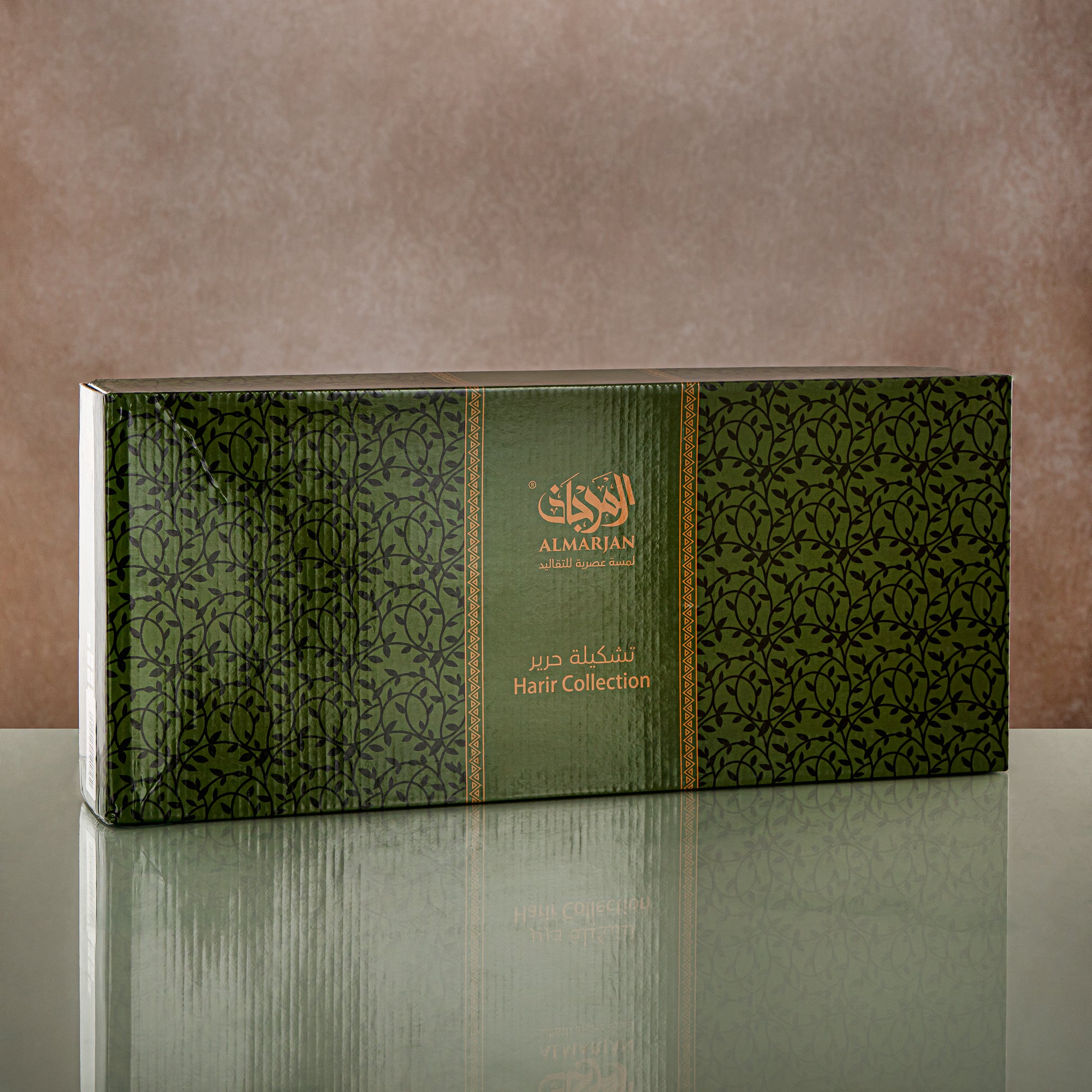 Almarjan Cup & Saucer Set Clear & Gold 6 pieces (1469B-0011P-XQZT-GLD) Gatherings, special occasions, Ramadan, eid