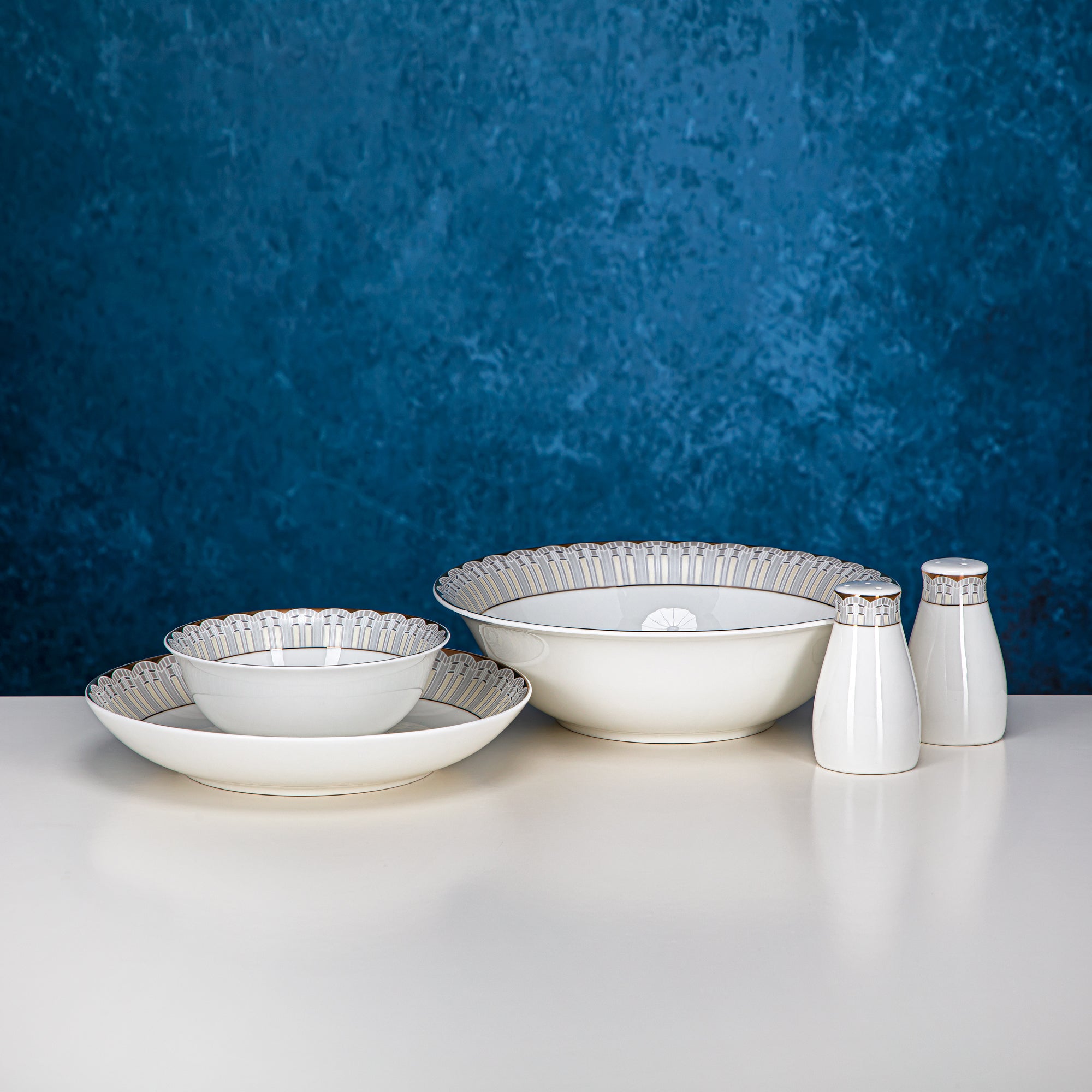 طقم عشاء المرجان 46 قطعة بون تشاينا - 23121