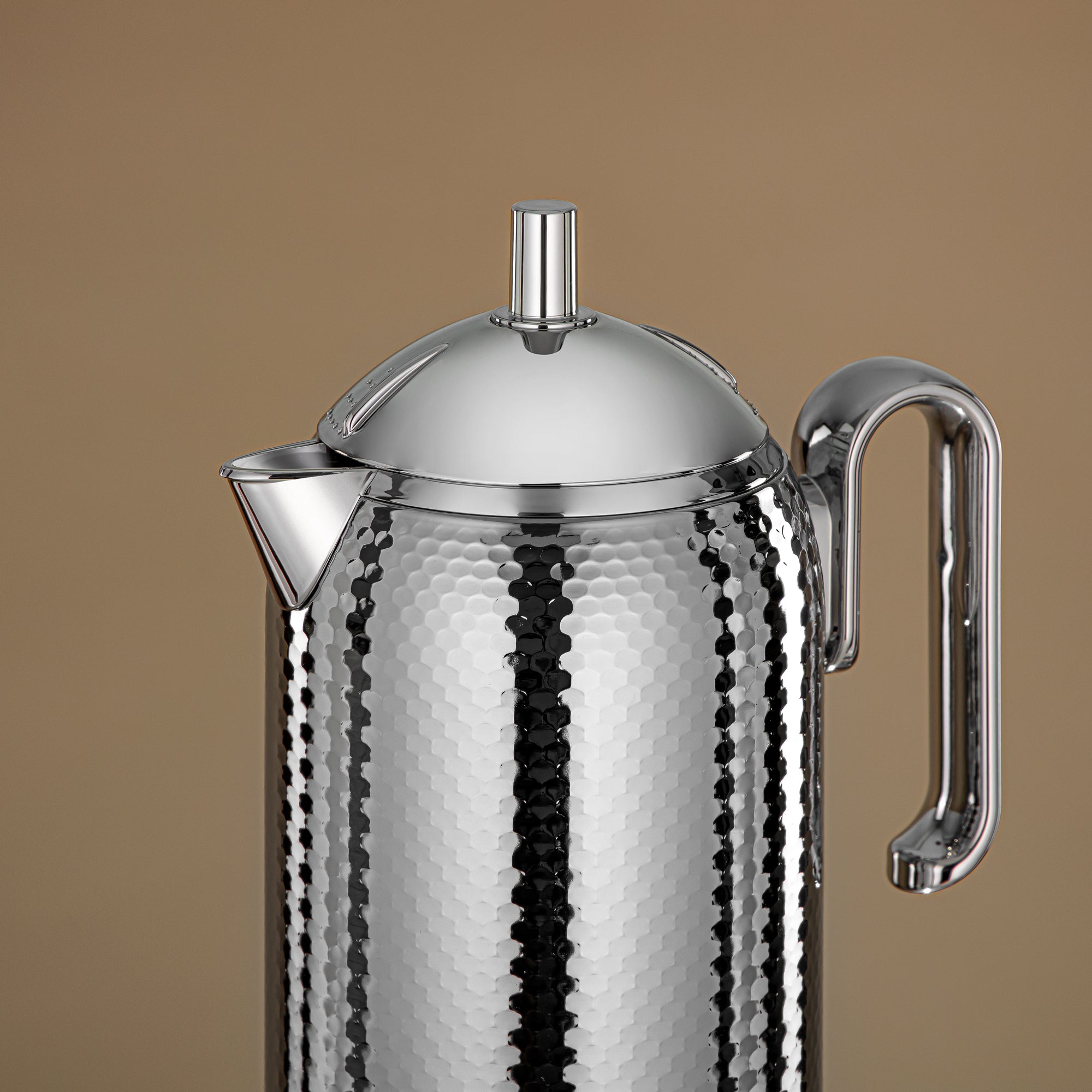 ترمس المرمجان بجسم معدني مطروق مع زجاج تعبئة 0.65 لتر (CHA-HC-065S) – ترمس أنيق للشاي والقهوة