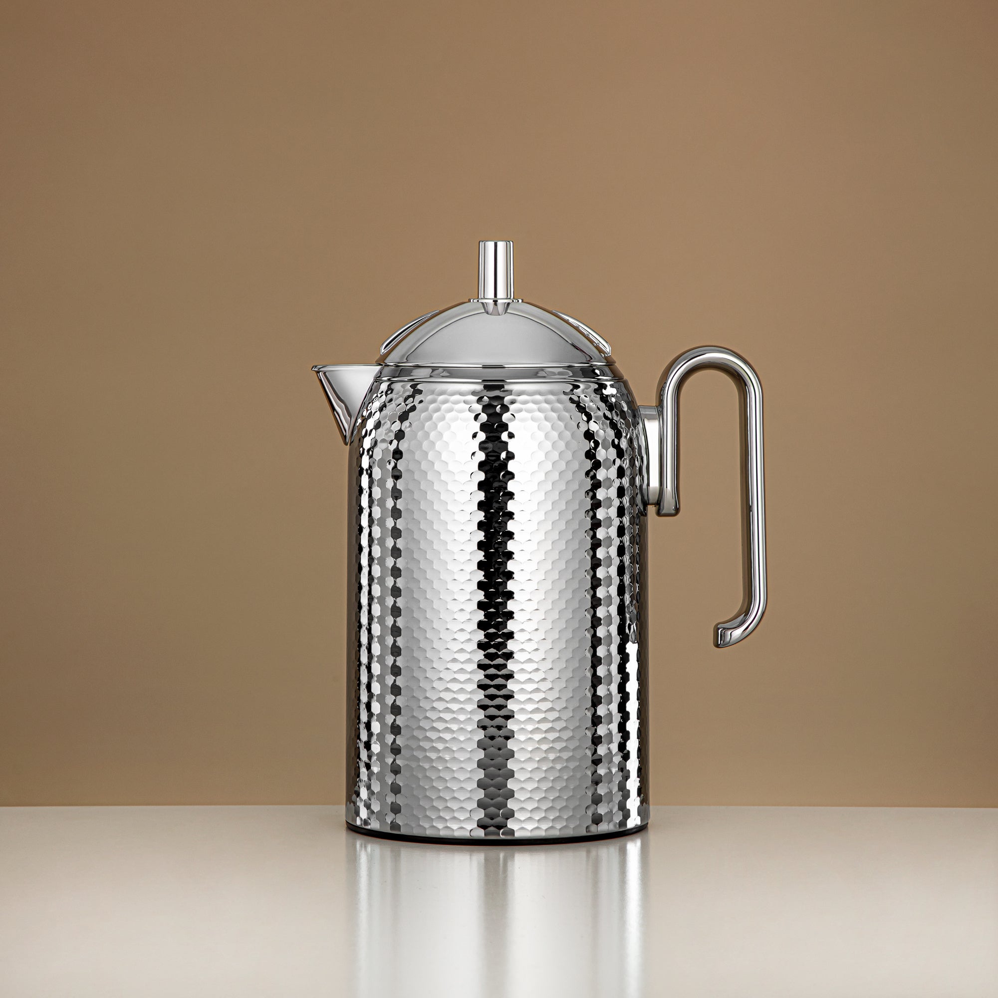 ترمس المرمجان بجسم معدني مطروق مع زجاج تعبئة 0.65 لتر (CHA-HC-065S) – ترمس أنيق للشاي والقهوة