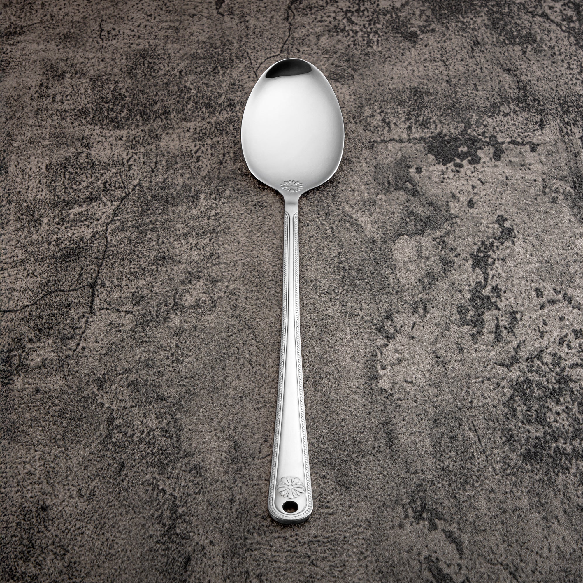 Almarjan Pasting Spoon, Stainless Steel, Silver (CUT0010409) Elegant Flatware
