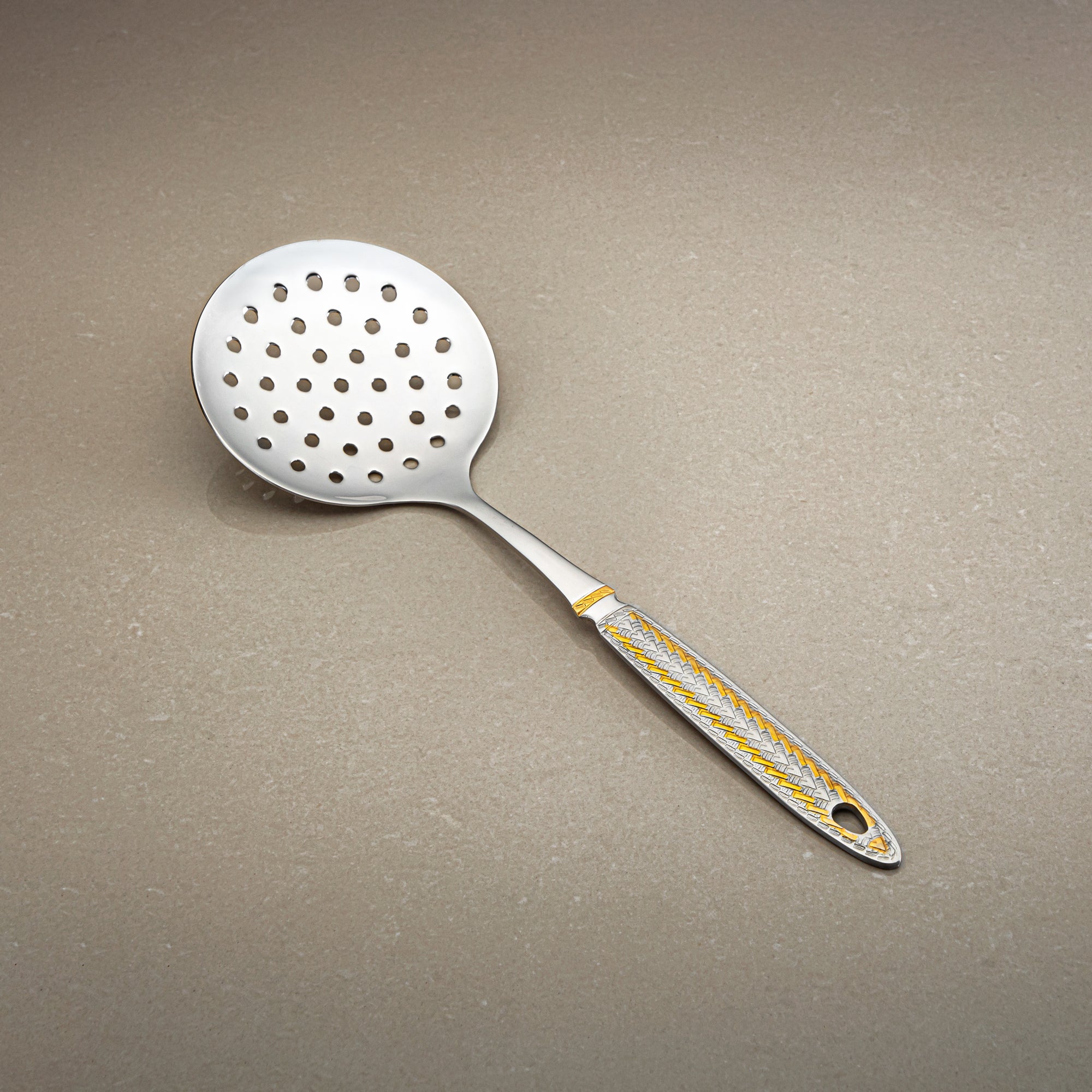 أدوات مائدة أنيقة من المرجان سمال سكيمر، ستانلس ستيل، فضي وذهبي (CUT0010496)