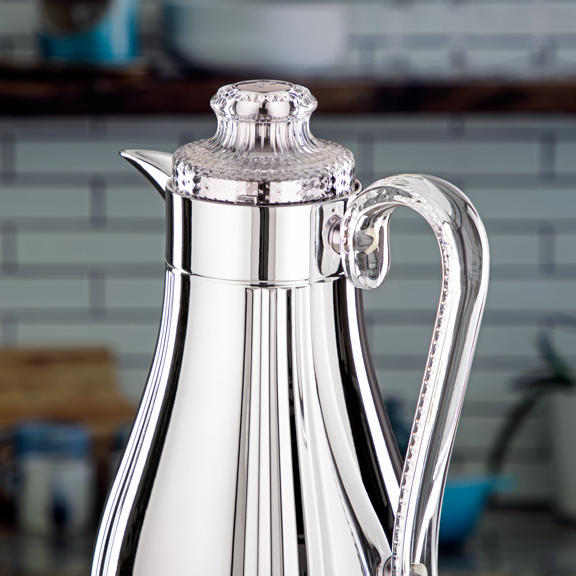 طقم ترامس المارجان مكون من قطعتين باللون الفضي FG205 AB-100 ALL NI