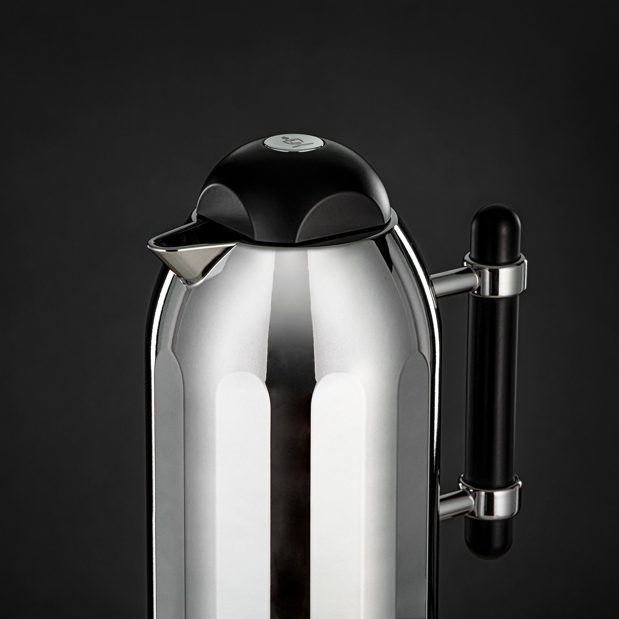 طقم ترامس المرجان فضي بمقبض وغطاء أسود 1L + 1L (FG211-AB-100 MC/MBL) – تقديم أنيق | رمضان والتجمعات