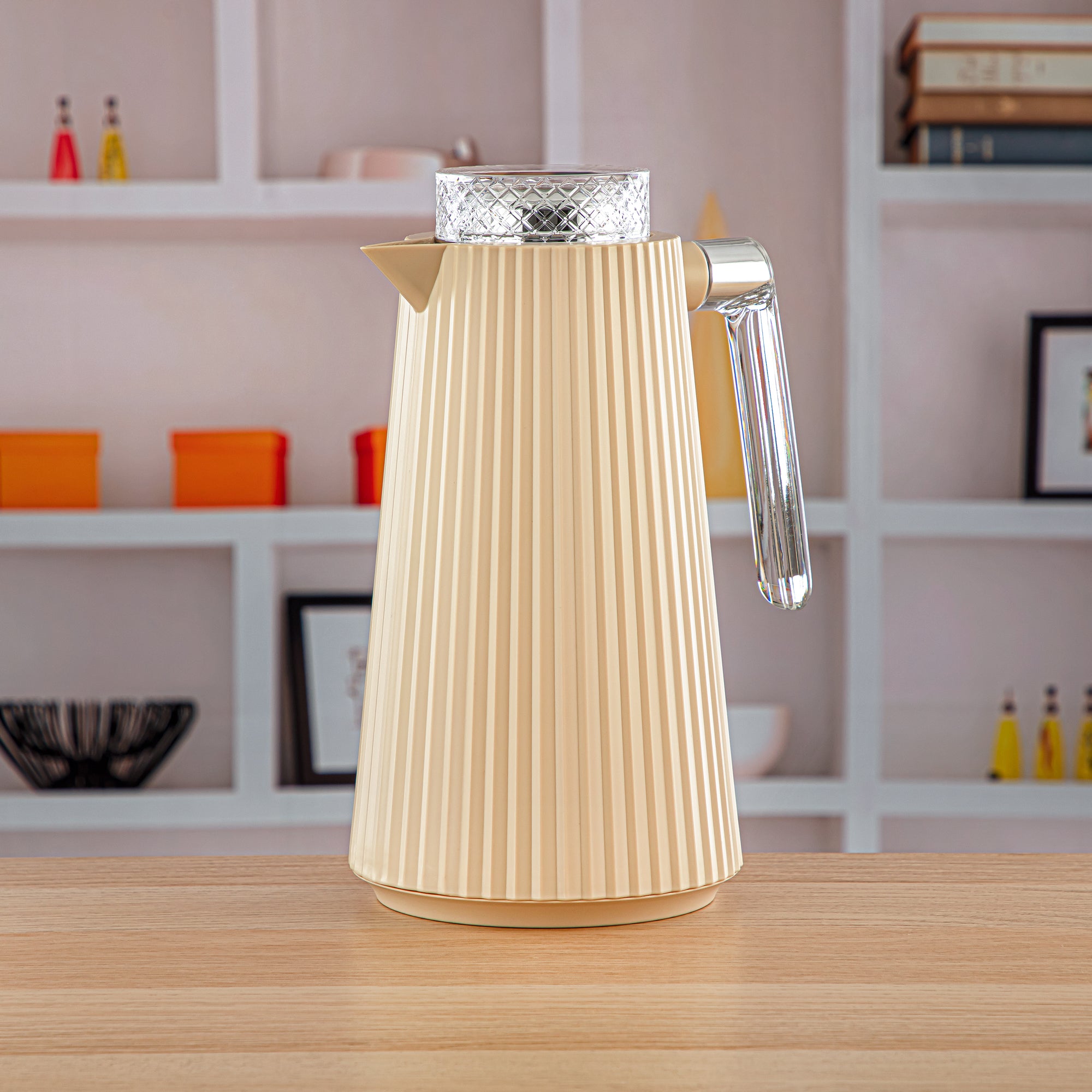 المرجان طقم ترامس قطعتين بيج - GT106-100/130 BG/C/TR