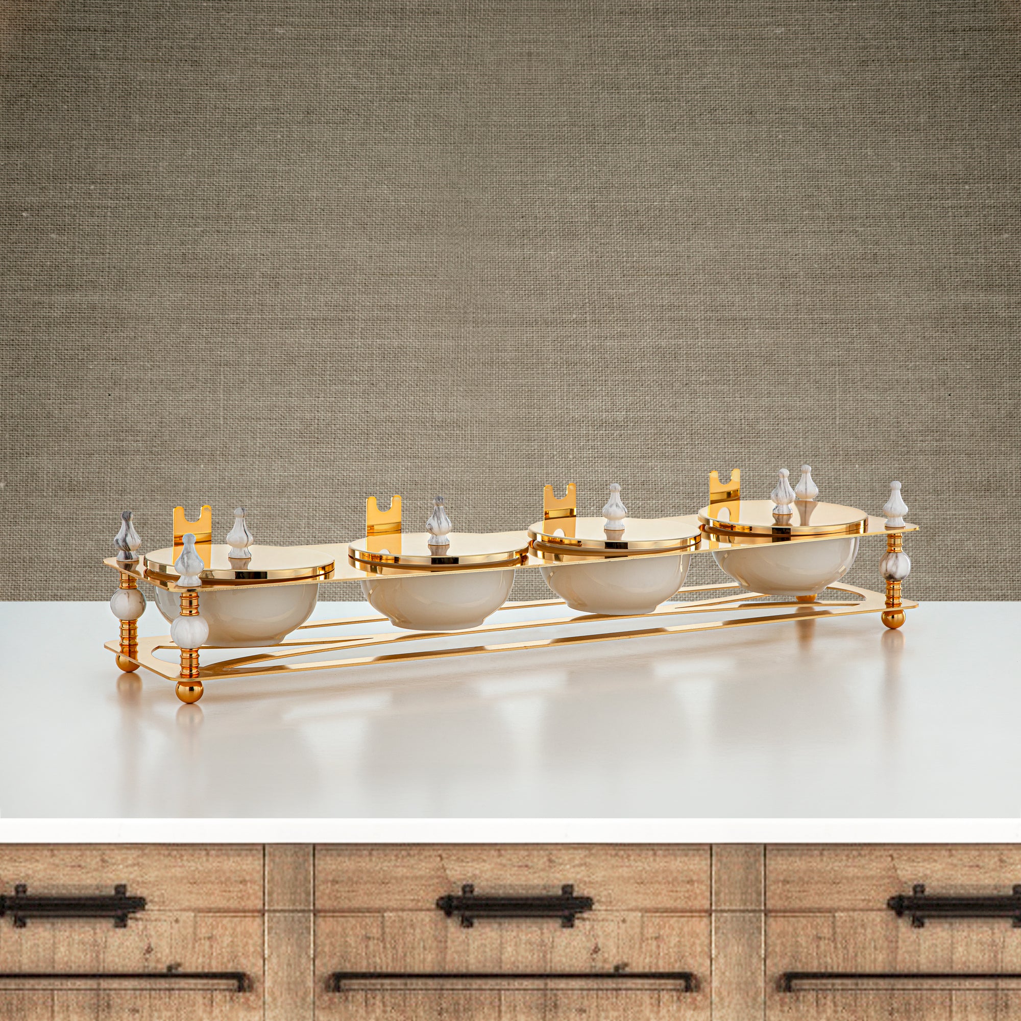 Almarjan 4 Part Candy Set Gold - HM4106-G