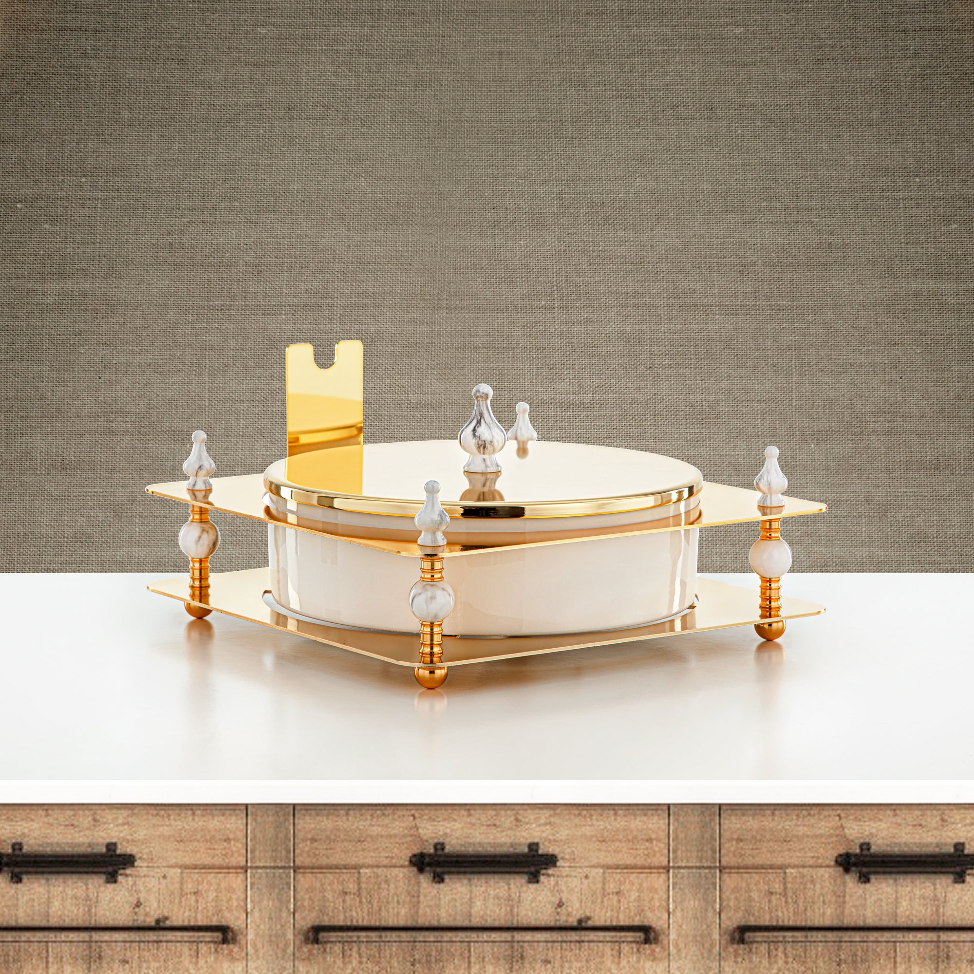 Almarjan 30 CM Candy Box Gold - HM4108-G