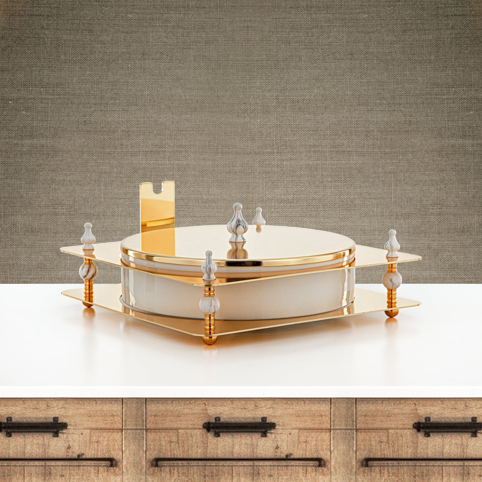 Almarjan 35 CM Candy Box Gold - HM4109-G