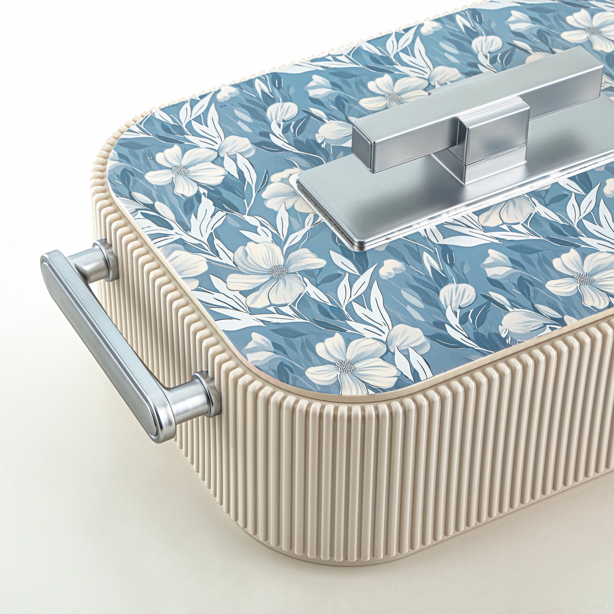 حرارات المرجان ABS، 3000 مل، بيج مزهر وفضي مطفي (HP06-300SP-AZ01S) - تقديم أنيق