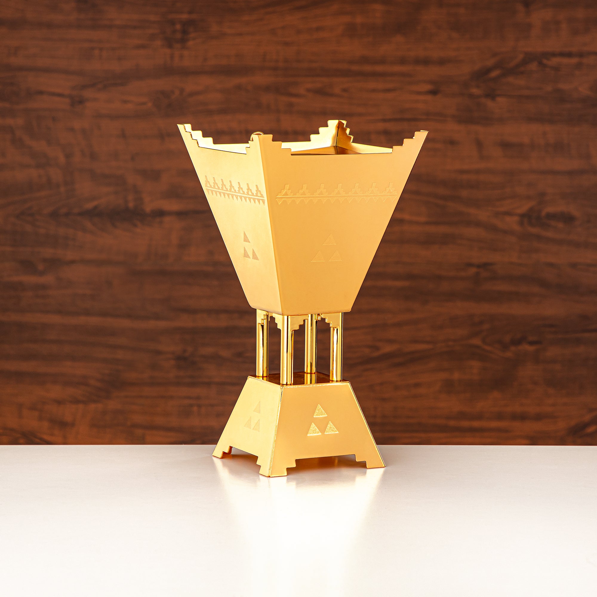 Almarjan 13 CM Incense Burner Gold - HT2411014