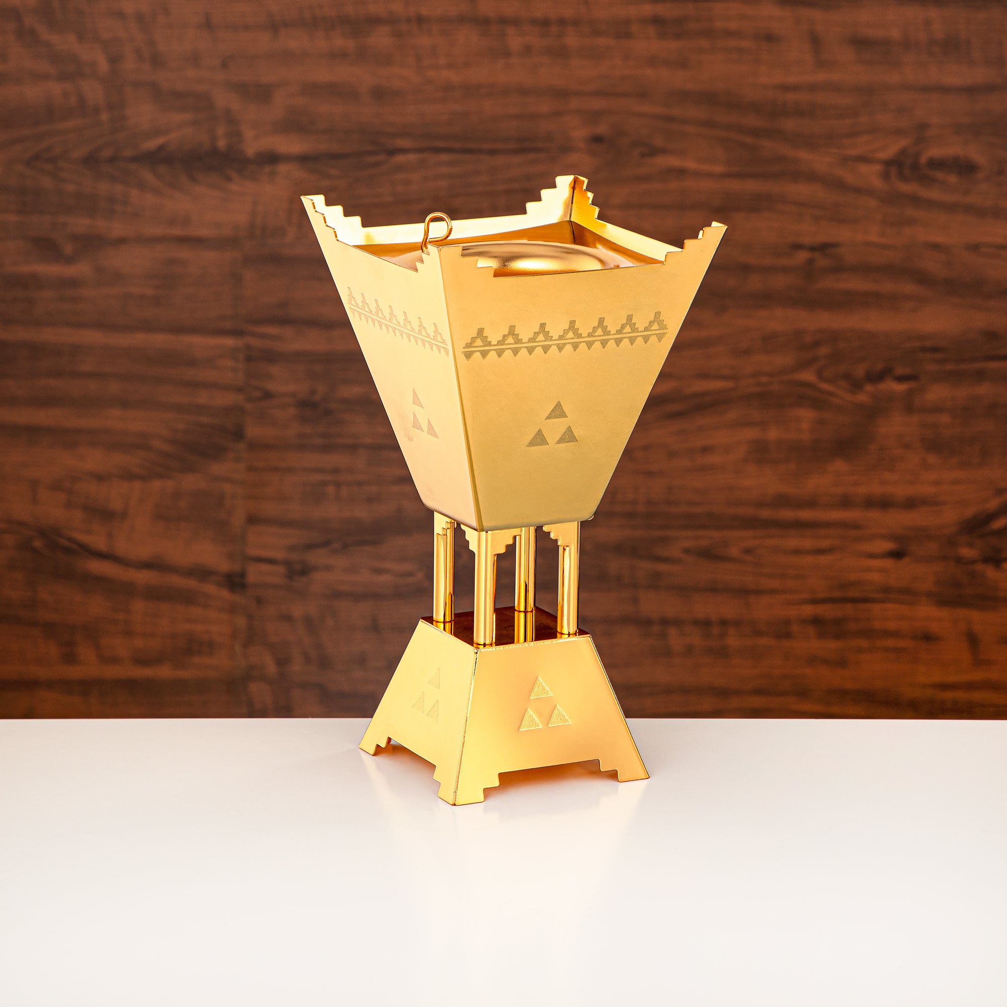 Almarjan 13 CM Incense Burner Gold - HT2411014