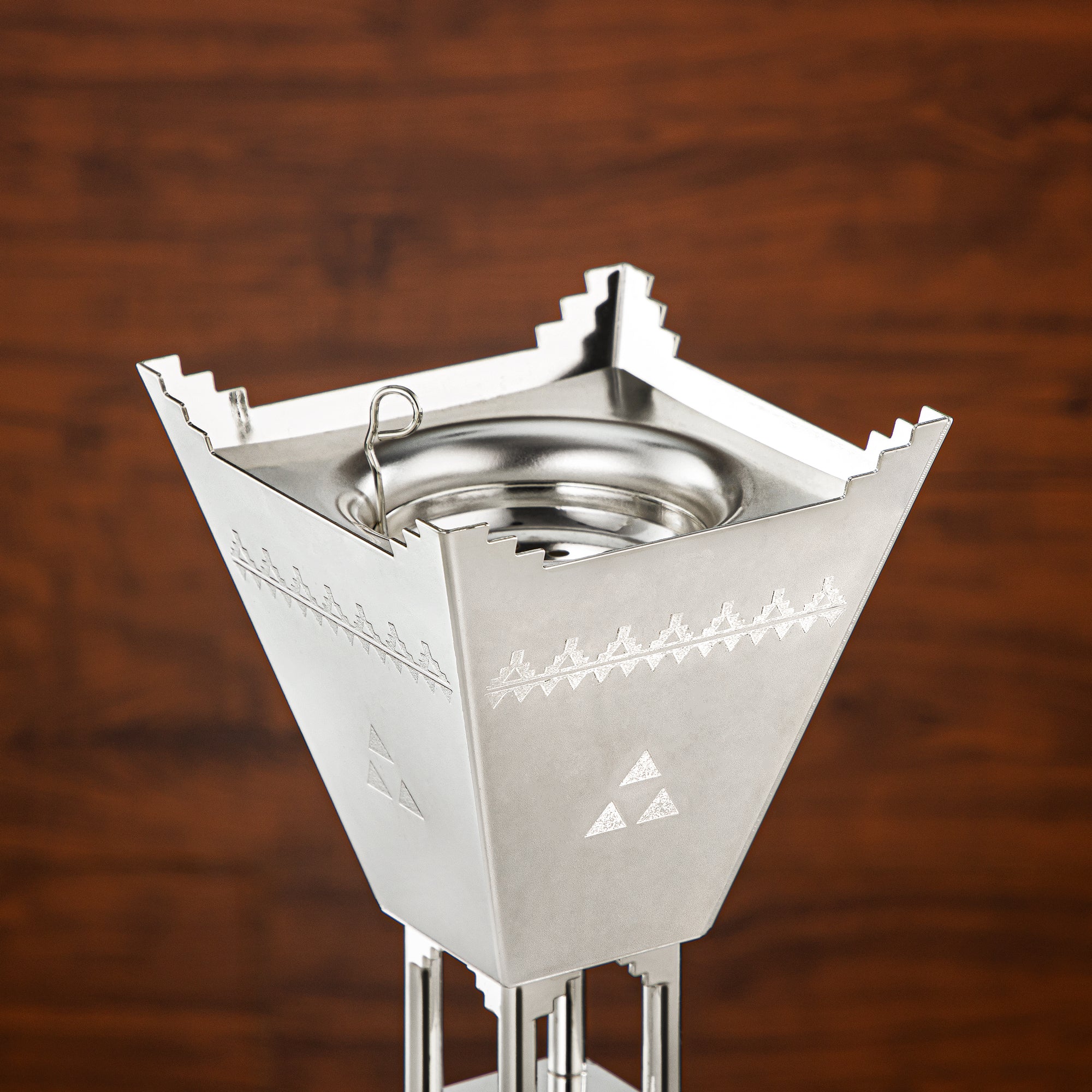 مبخرة المرجان 13 سم فضي - HT2411015