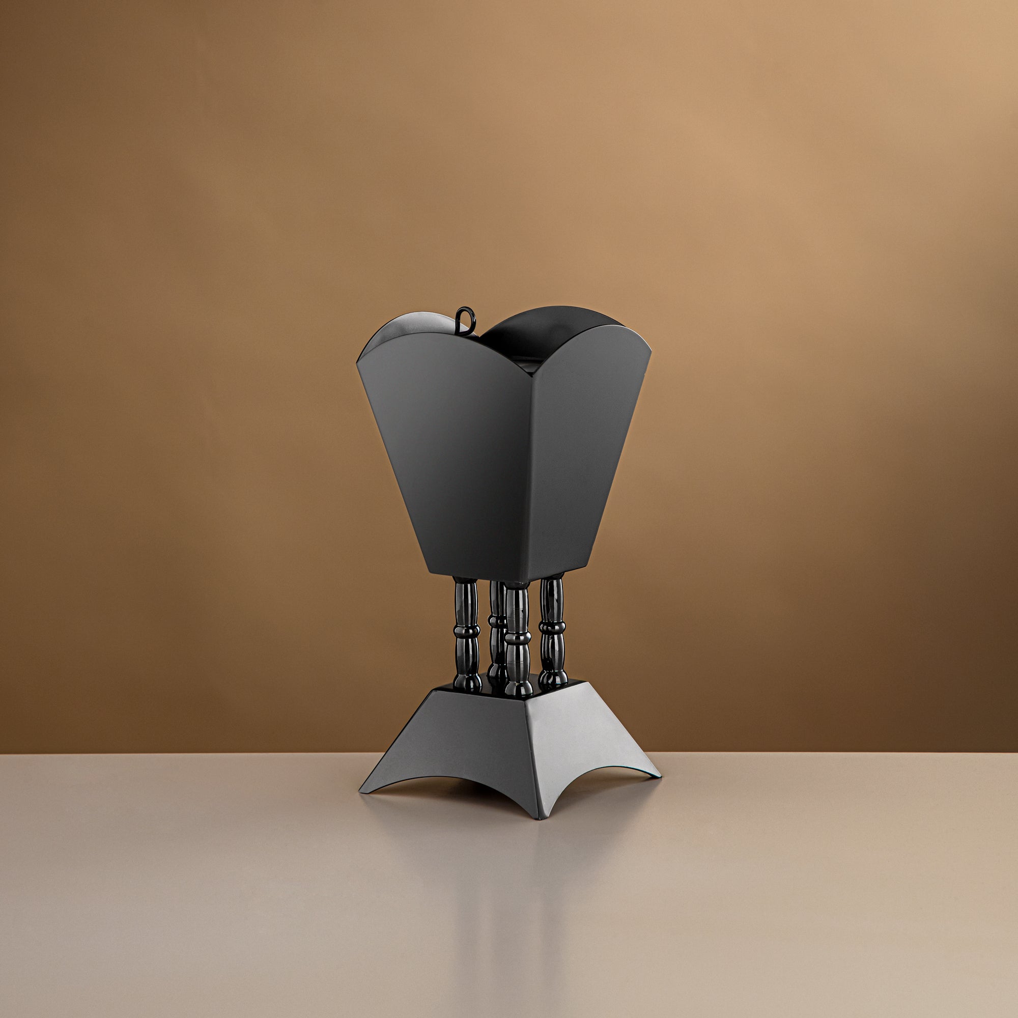 Almarjan 20.5 CM Incense Burner Matte Black - HT2506070