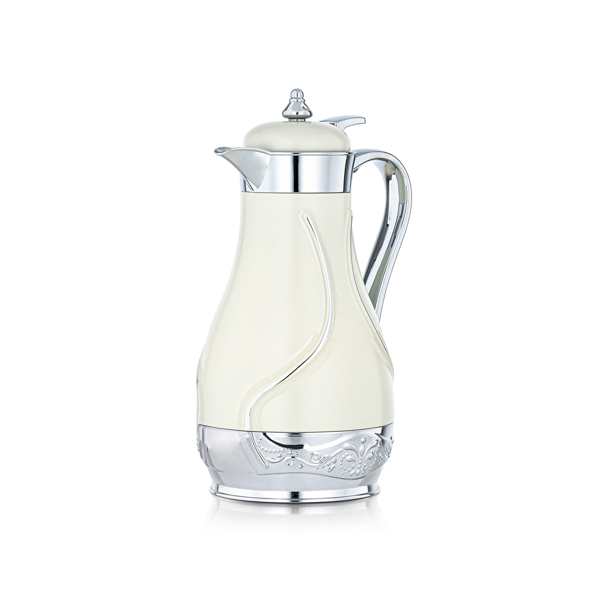 طقم المرجان للترامس قطعتين أبيض وفضي - QKP-0700/1000Q330YZC-H195N