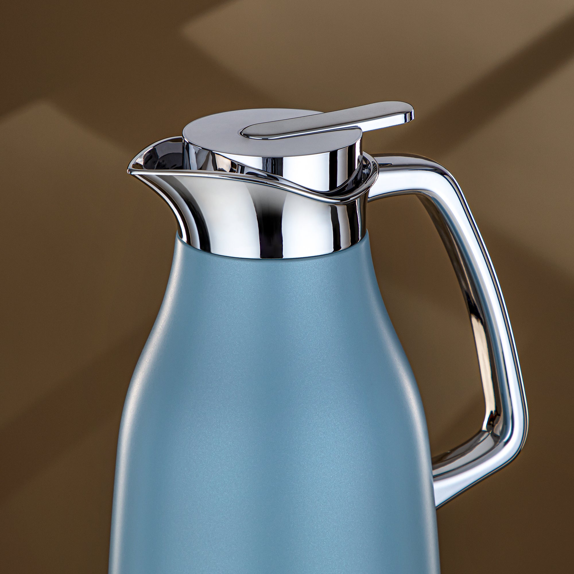 طقم ترامس المرجان مطفي أزرق وفضي 0.7L + 1L (RGC-0700Q406YZC+1000Q406YZC) – تقديم أنيق | رمضان ولمّات