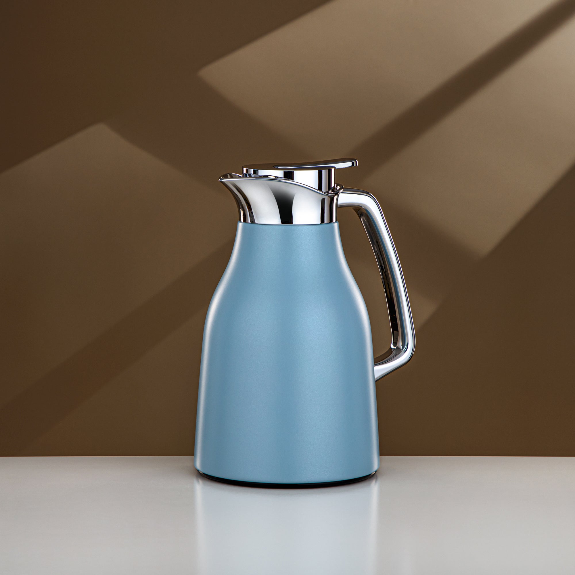 طقم ترامس المرجان مطفي أزرق وفضي 0.7L + 1L (RGC-0700Q406YZC+1000Q406YZC) – تقديم أنيق | رمضان ولمّات