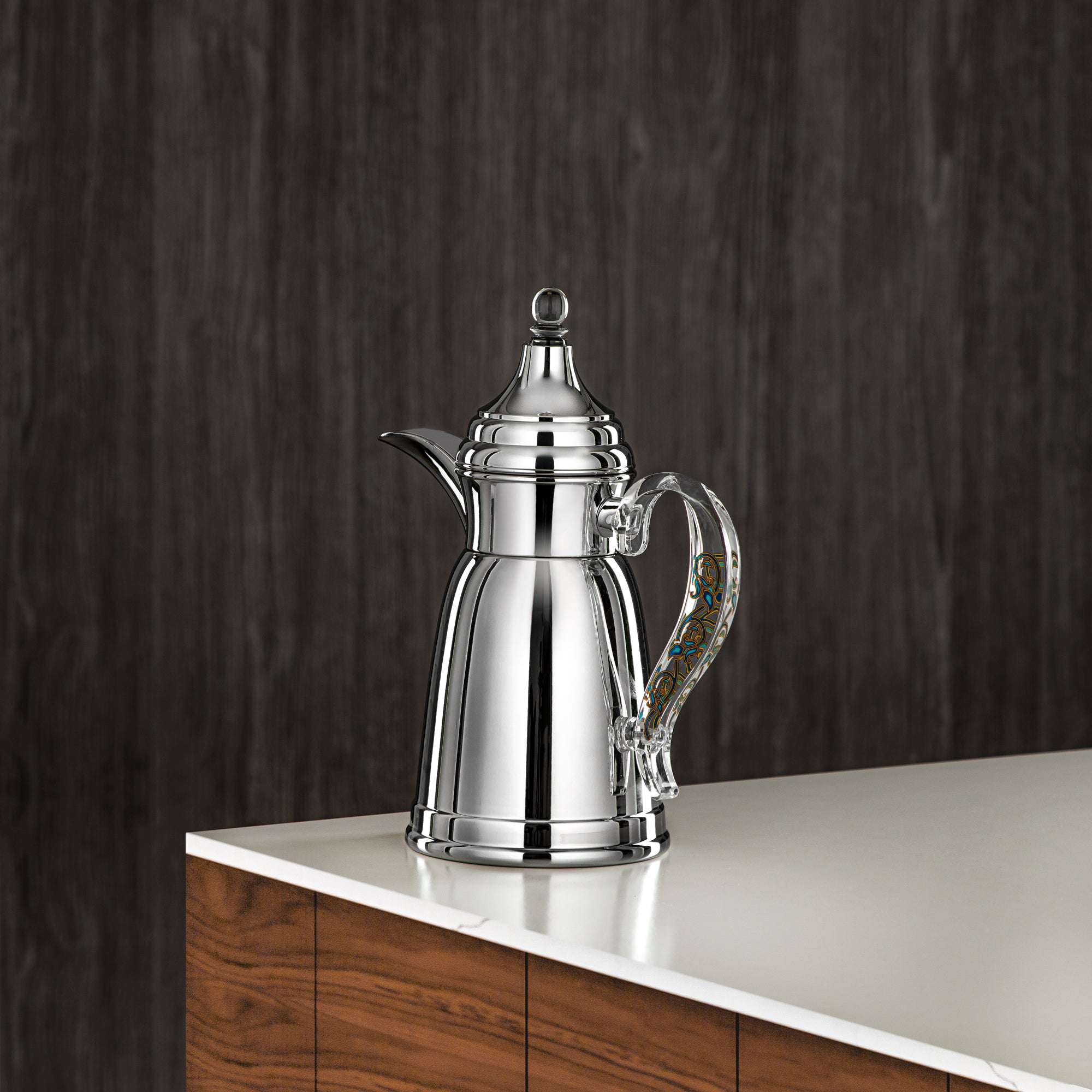 المرجان 350 مل جدار مزدوج من ستانلس ستيل فضي - SM-2E02-035 C/BLU