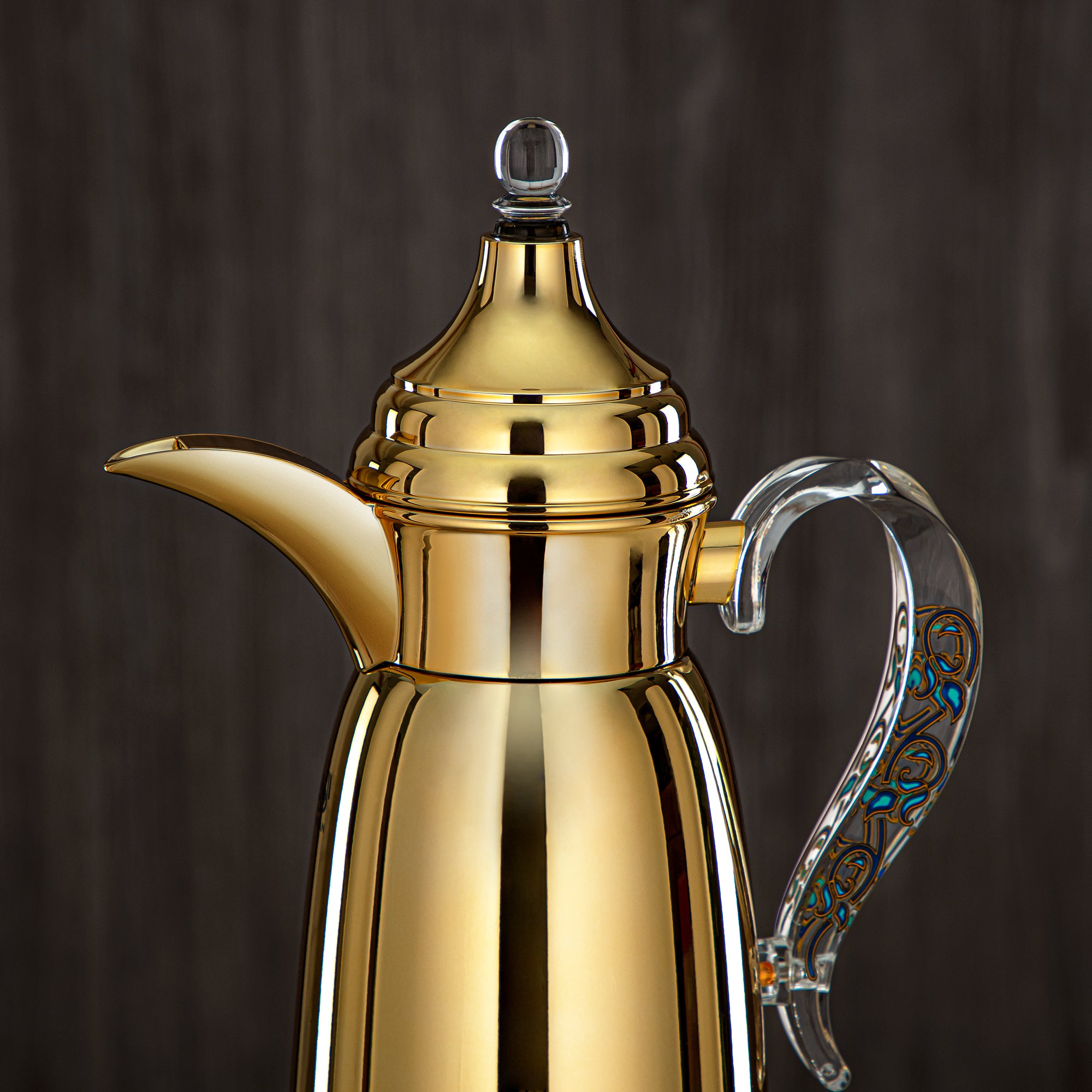 المرجان 350 مل جدار مزدوج من ستانلس ستيل ذهبية - SM-2E02-035 G/BLU