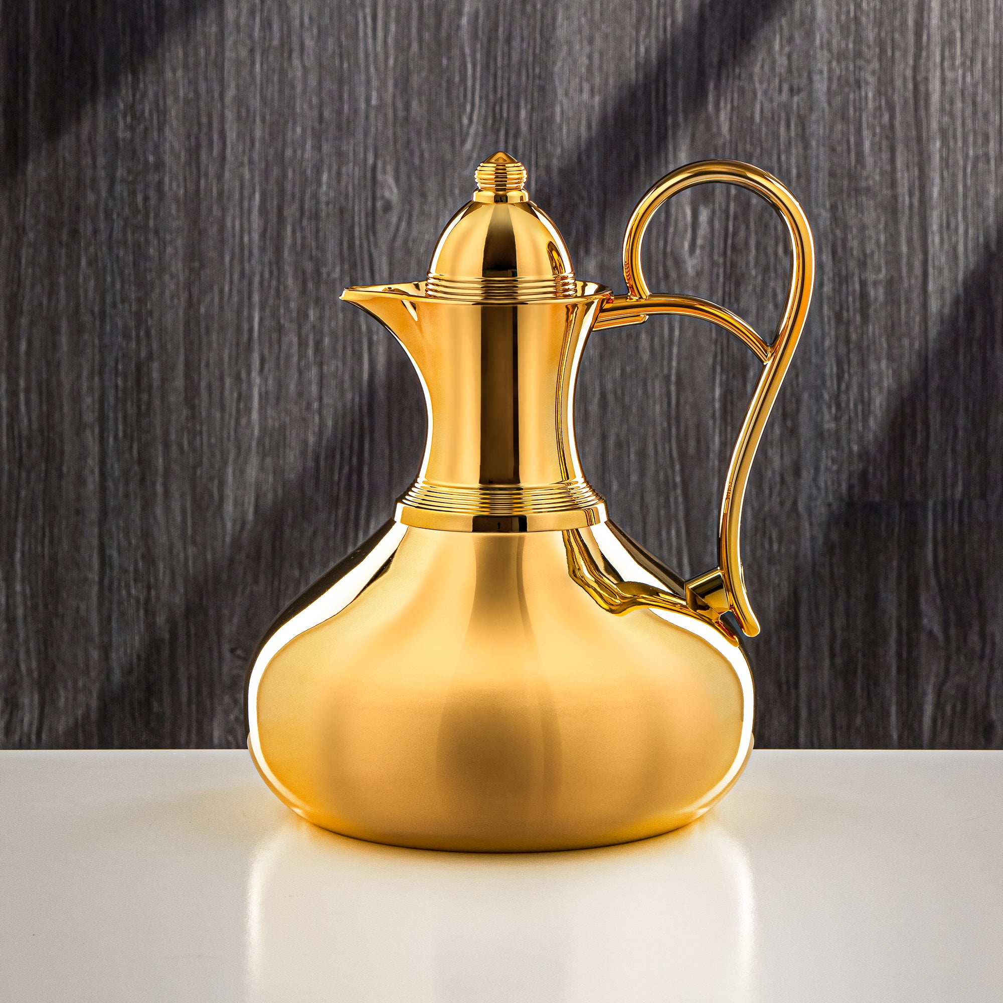 Almarjan 1 Liter Stainless Steel Vacuum Flask Gold - SS-Queen-10T G/G