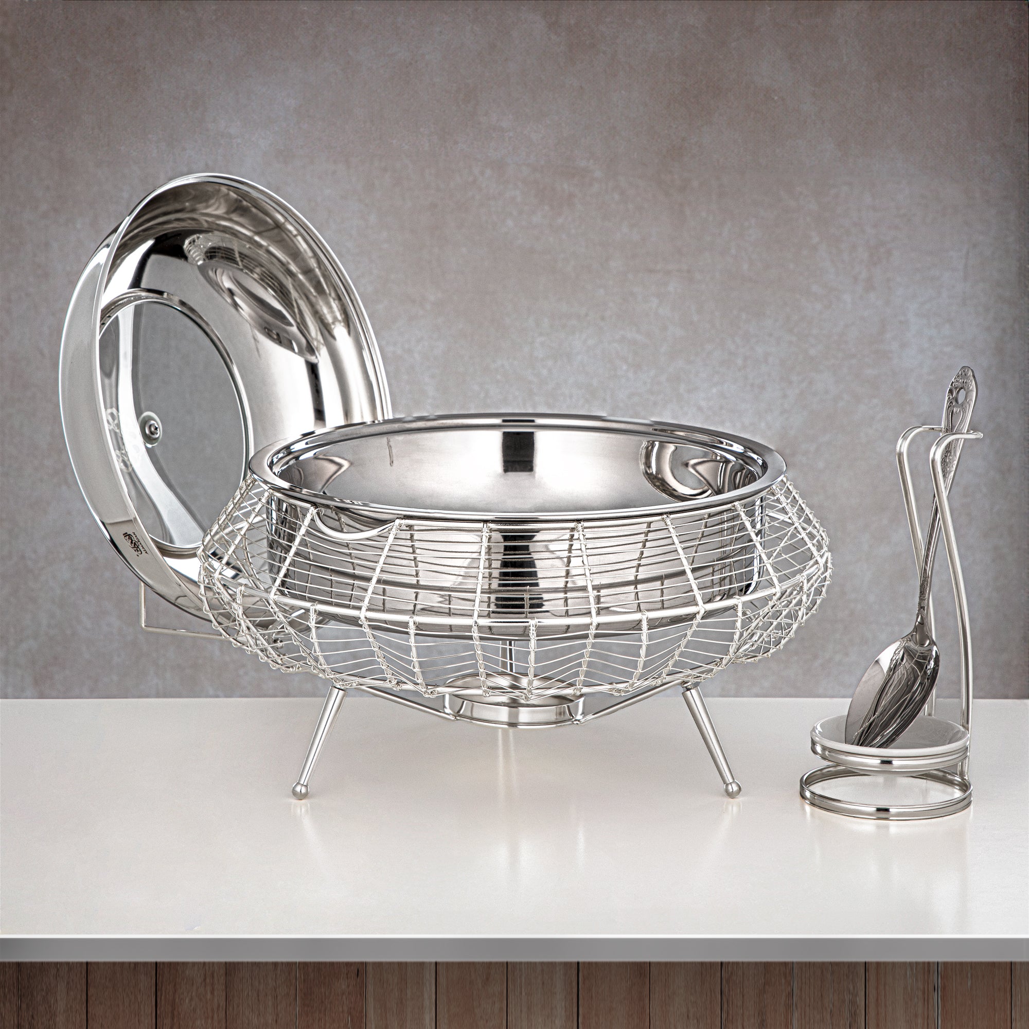 Almarjan 4000 ML Chafing Dish Silver - STS0013244