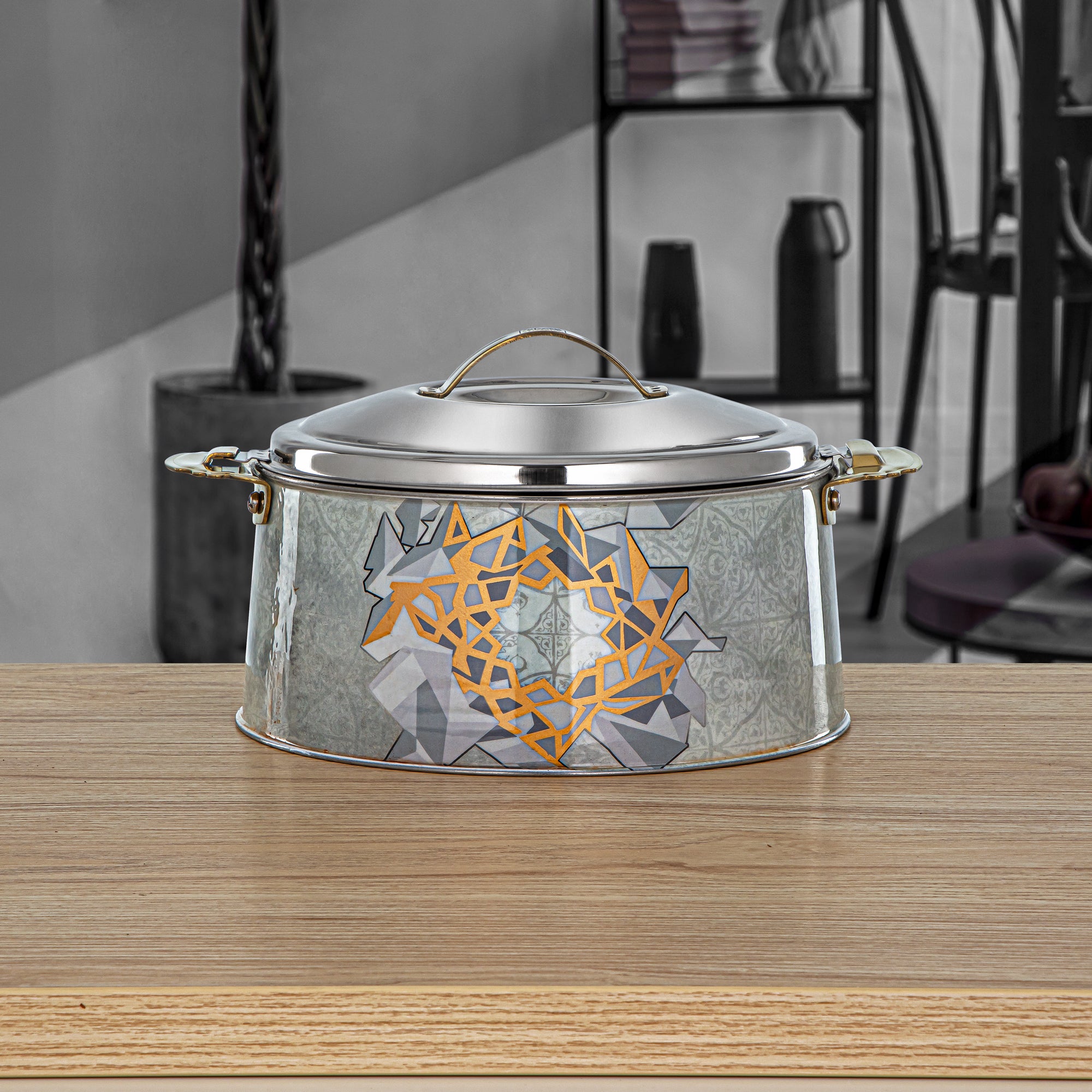 طقم حرارات ستانلس ستيل 3 قطع من مجموعة فونون من المرجان - H24SHF6 (1235)