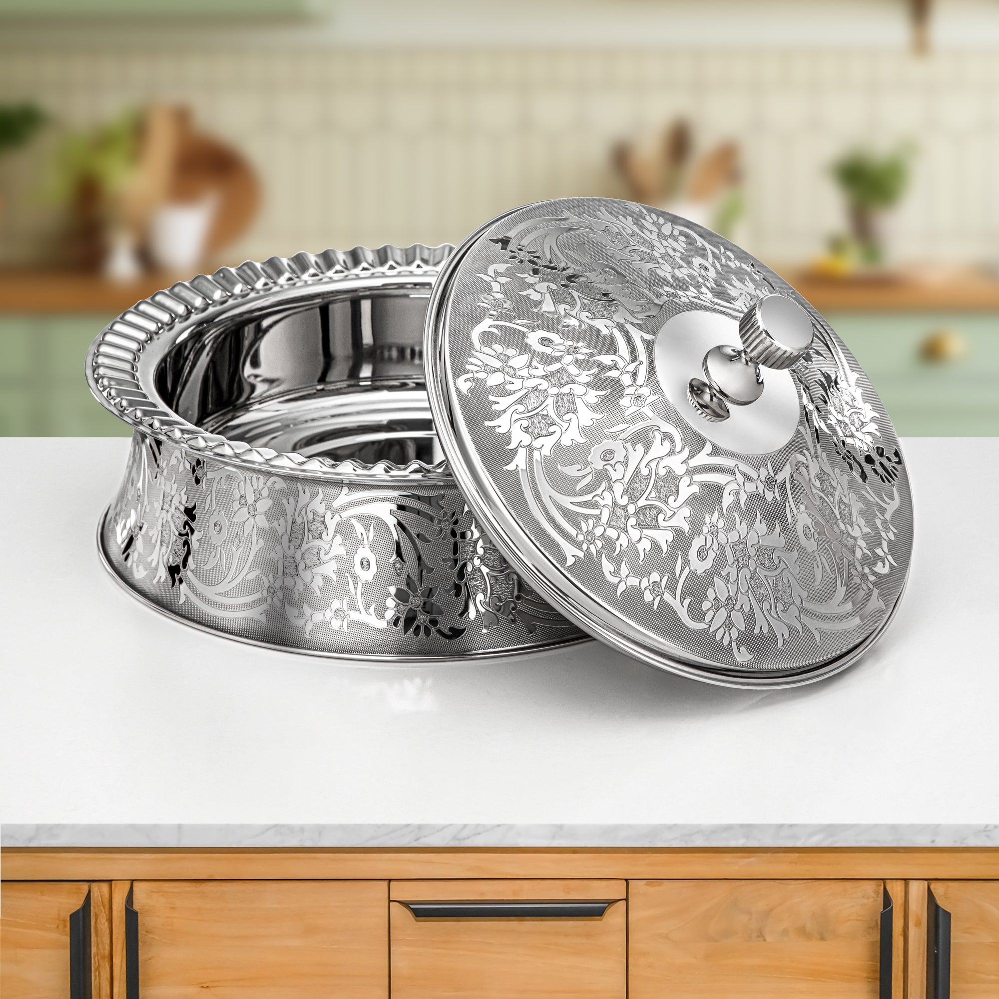 طقم حرارات المرجان ستانلس ستيل من 3 قطع – مجموعة أفراح