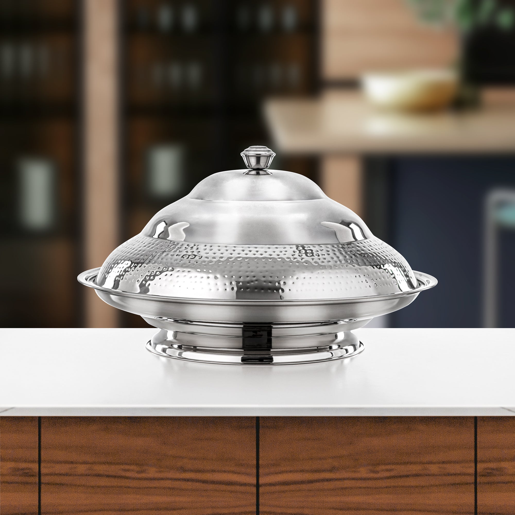 Almarjan Koozy Tray 60 cm Silver (H25M20)