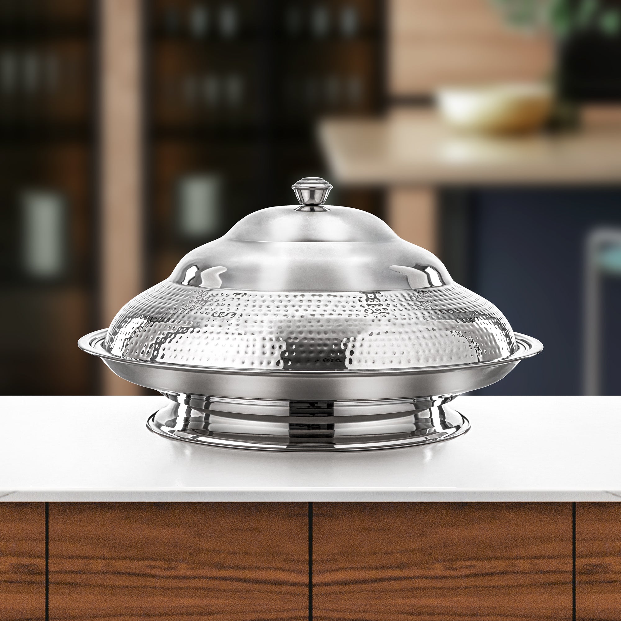 Almarjan Koozy Tray 65 cm Silver (H25M20)