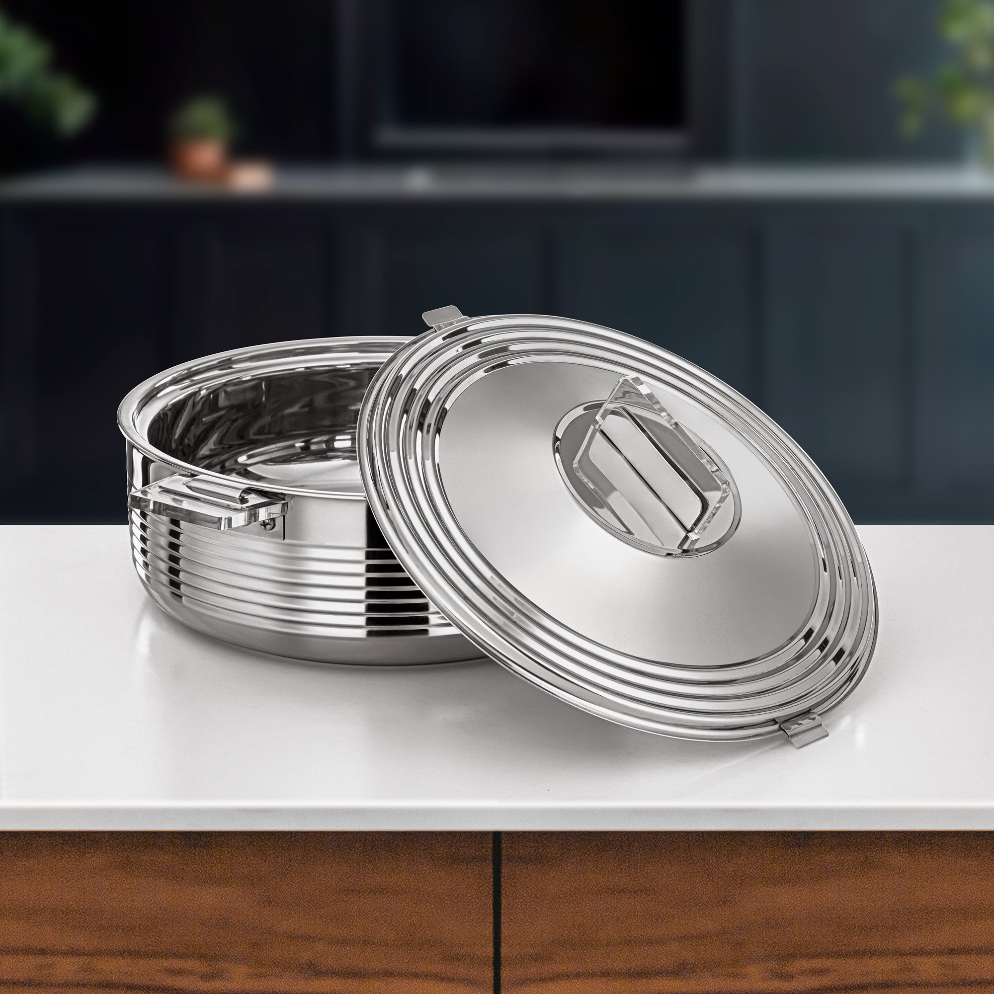 المرجان مهرة حرارات 8 لتر فضي (H25P3)