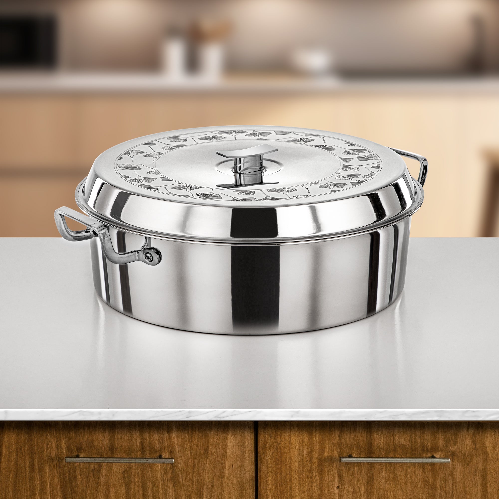 المرجان بدر حرارات 35 سم فضي