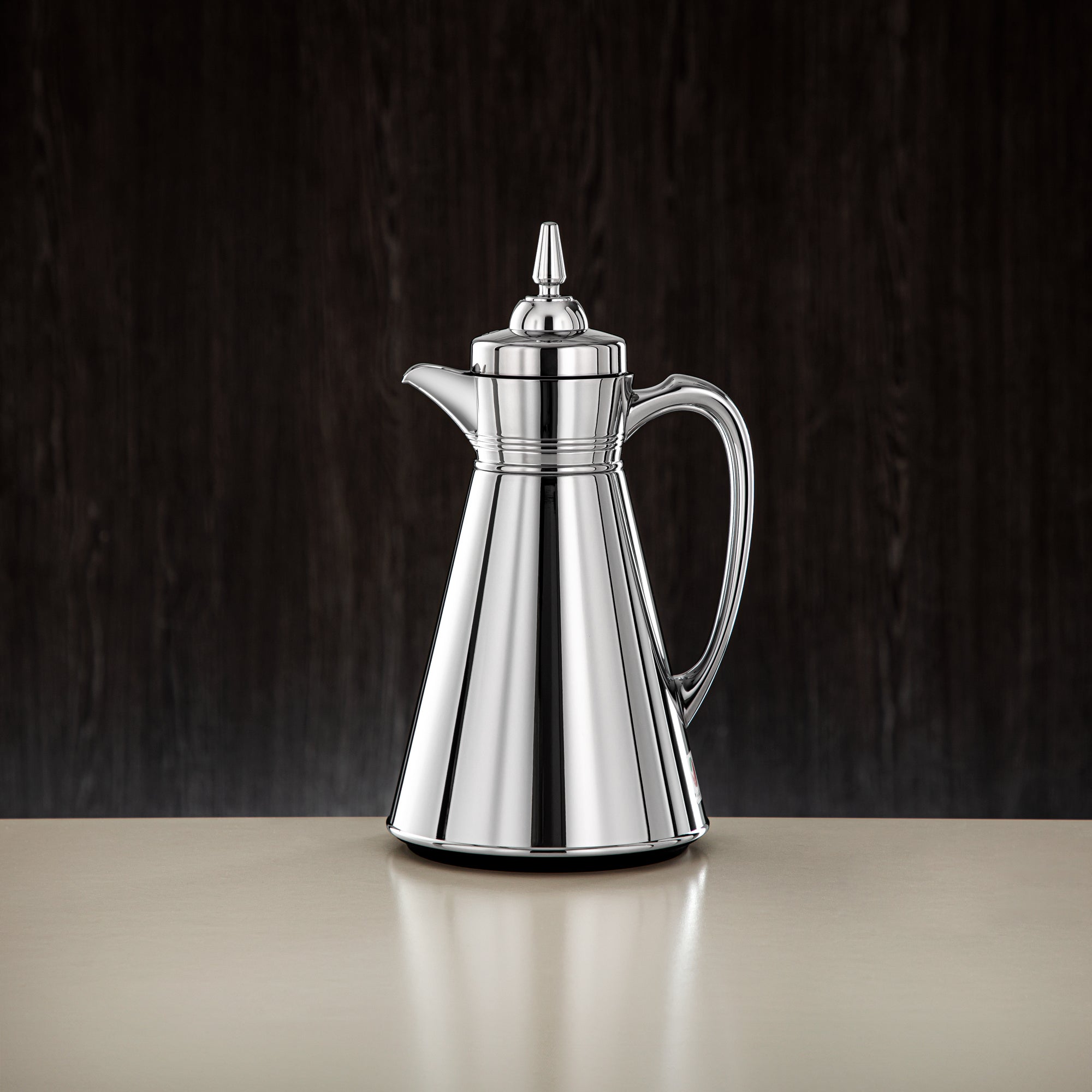 Almarjan Vacuum Flask Set, 0.7L + 1L, Silver (UBC-A0700/B1000 C) - Ramadan Serveware