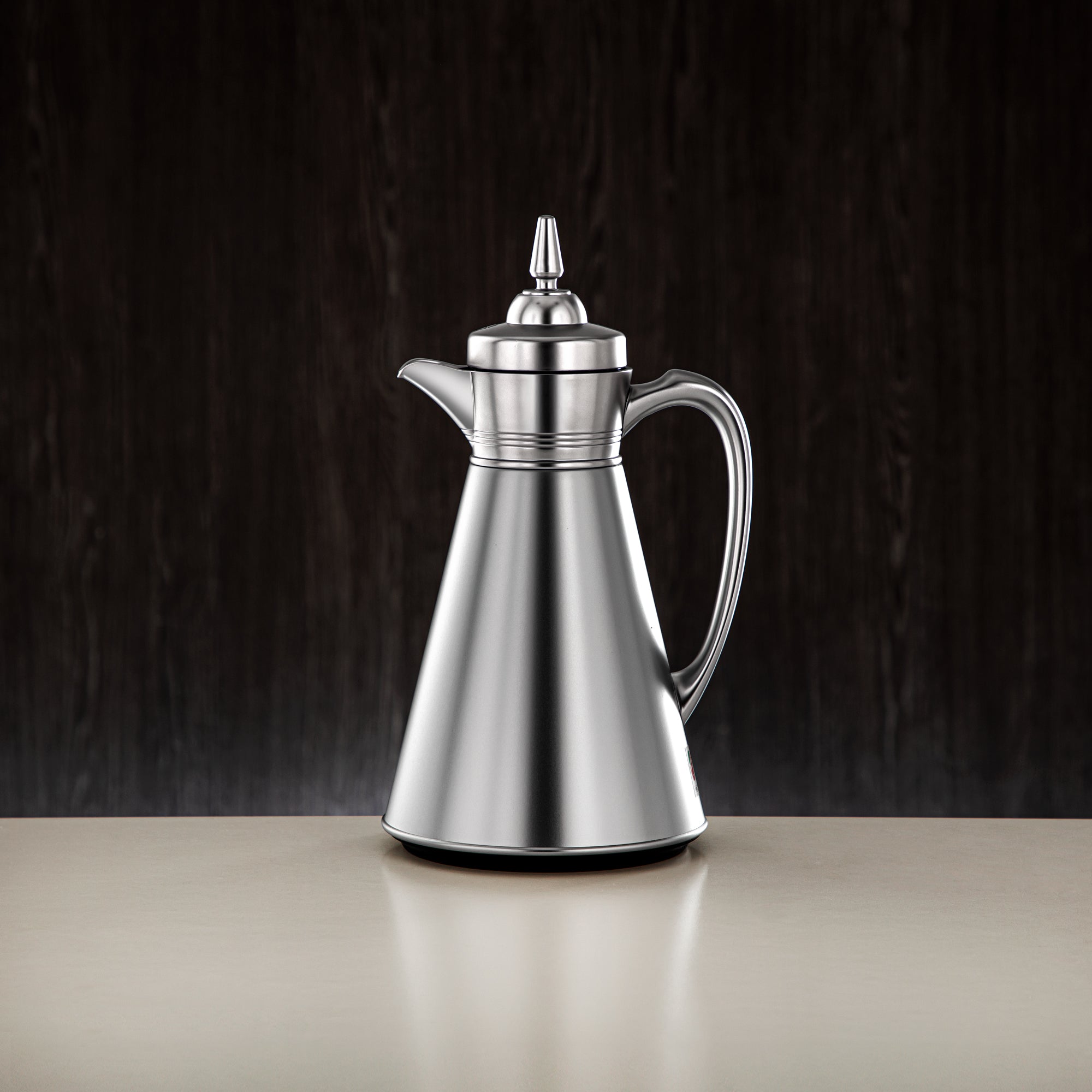 ألمرجان طقم ترامس، 0.7 لتر + 1 لتر، فضي غير لامع (UBC-A0700/B1000 E23) - أدوات تقديم رمضان