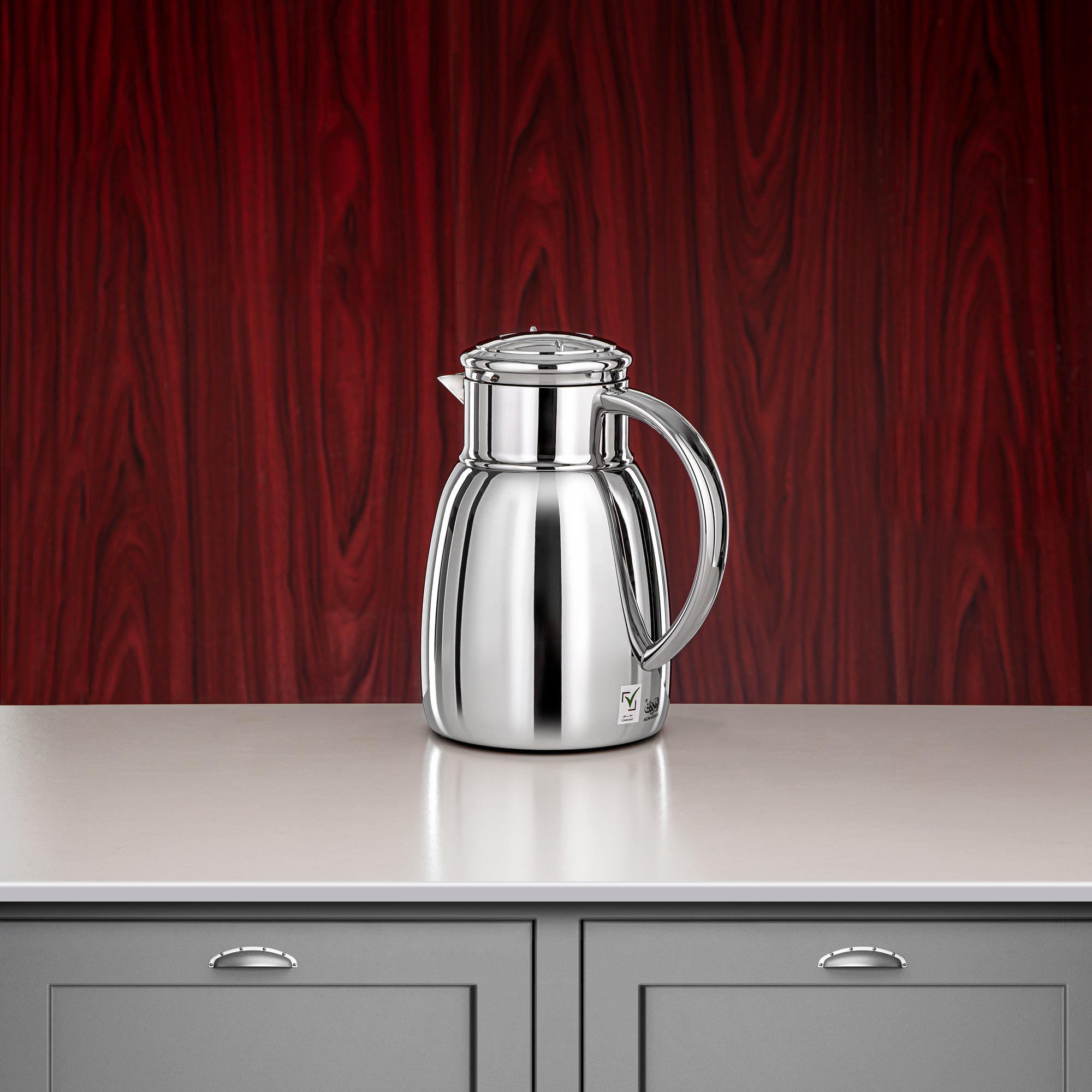 Almarjan Vacuum Flask Set, 0.35L + 0.65L + 1L, Silver (ULC-0350/0650/1000 C) - For Every Occasion