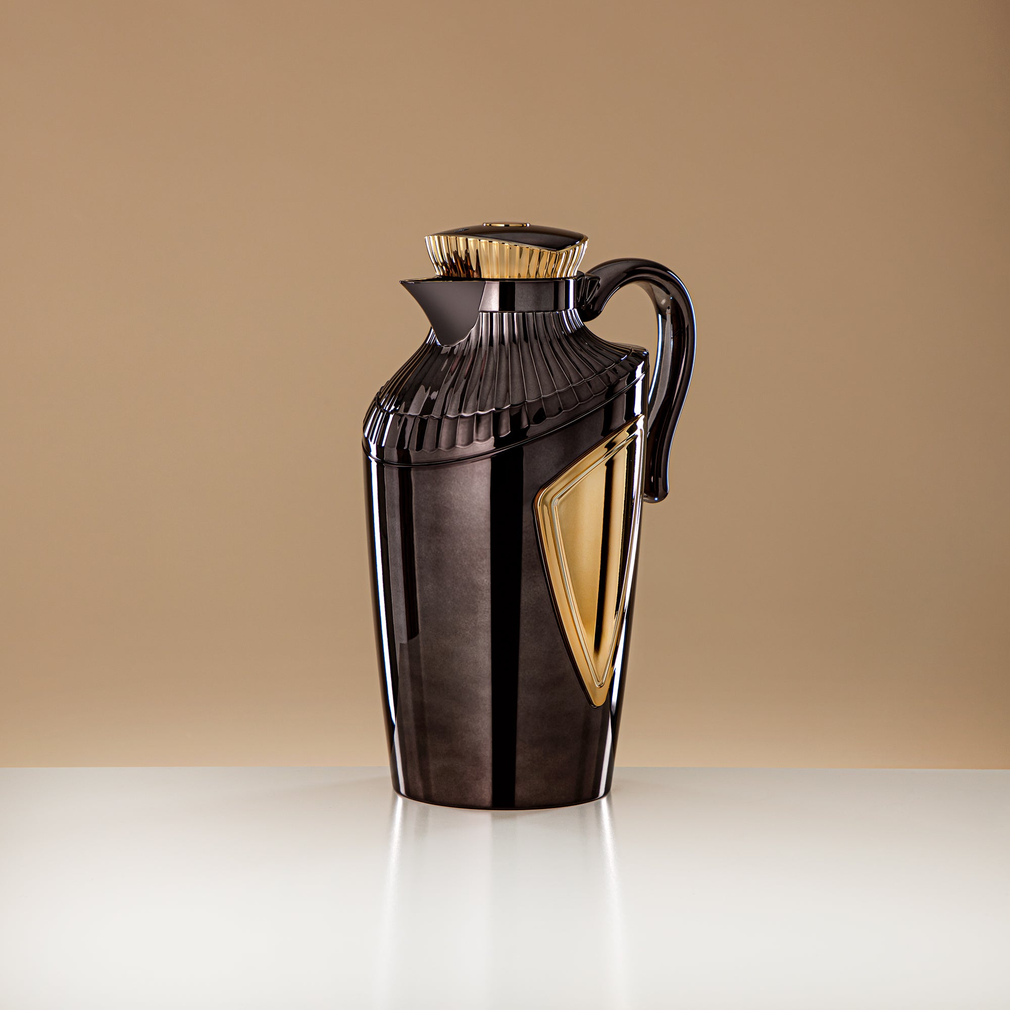 المرجان طقم ترامس قطعتان لون بندقية وذهبي - UWP-0700/1000 E10C95