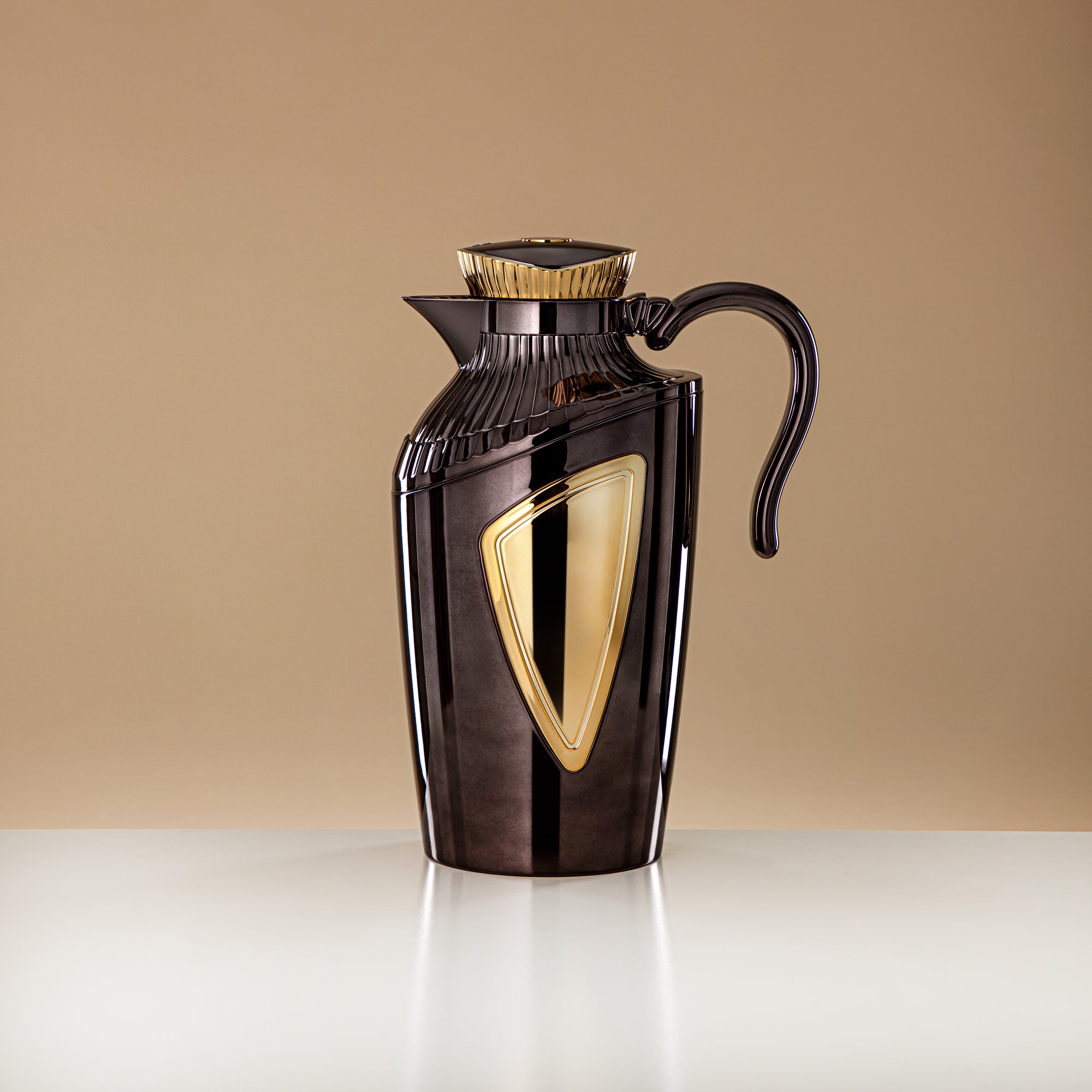 المرجان طقم ترامس قطعتان لون بندقية وذهبي - UWP-0700/1000 E10C95