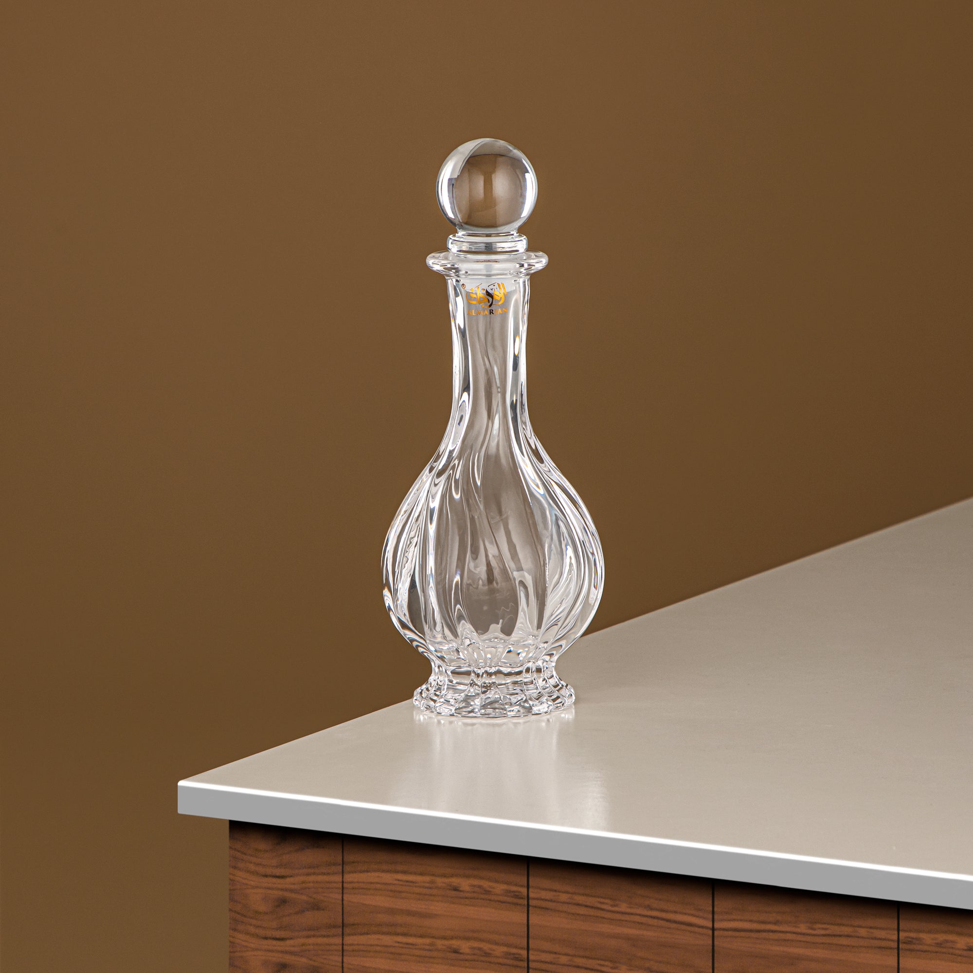 زجاجة عطر المرجان 200 مل (VR-D23-5-Clear) - زجاج بمقبض بجعة | مجموعة البجعة