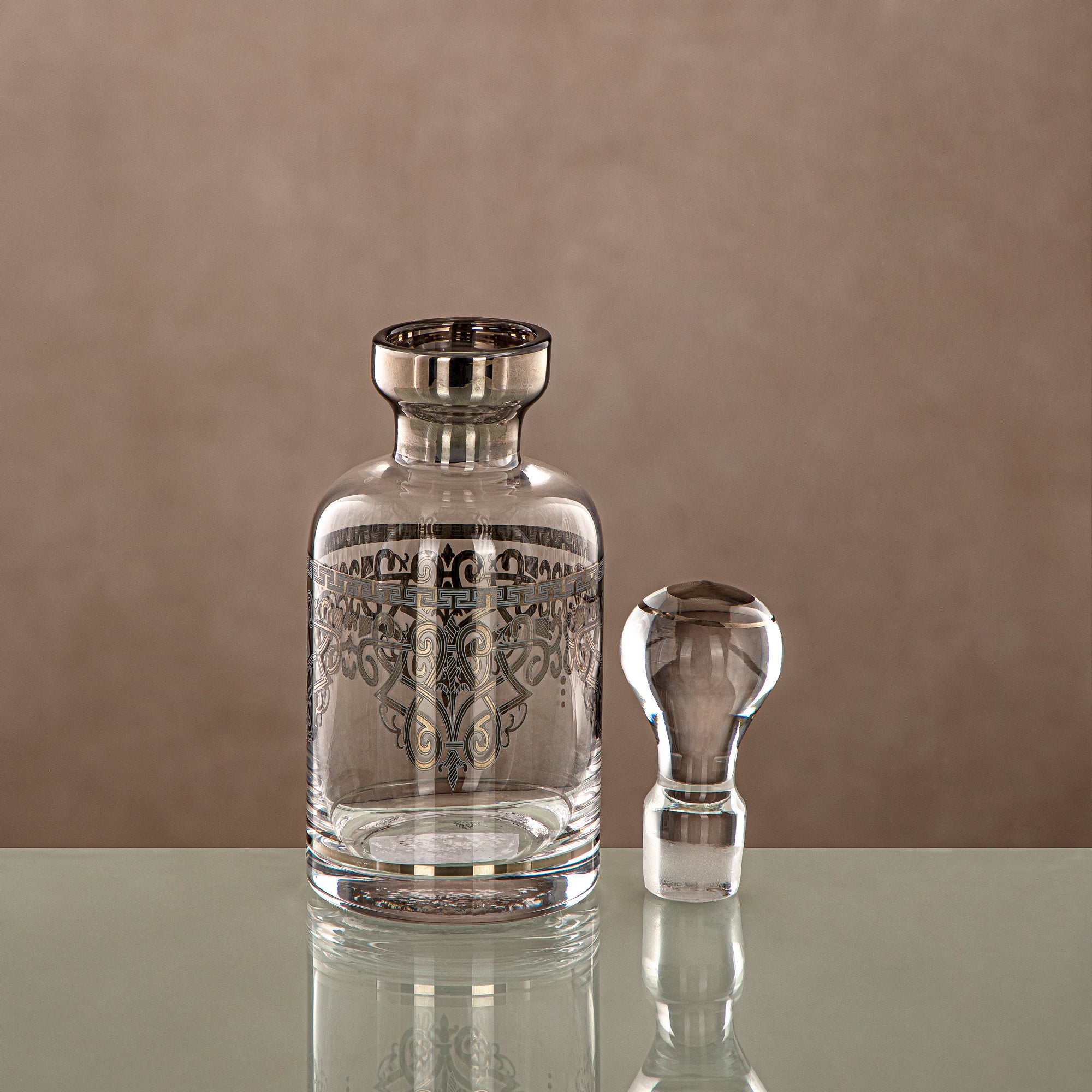 Almarjan Perfume Bottle Clear & silver 29 tola (0863P-YCS-SIL) Gatherings, special occasions, Ramadan, eid