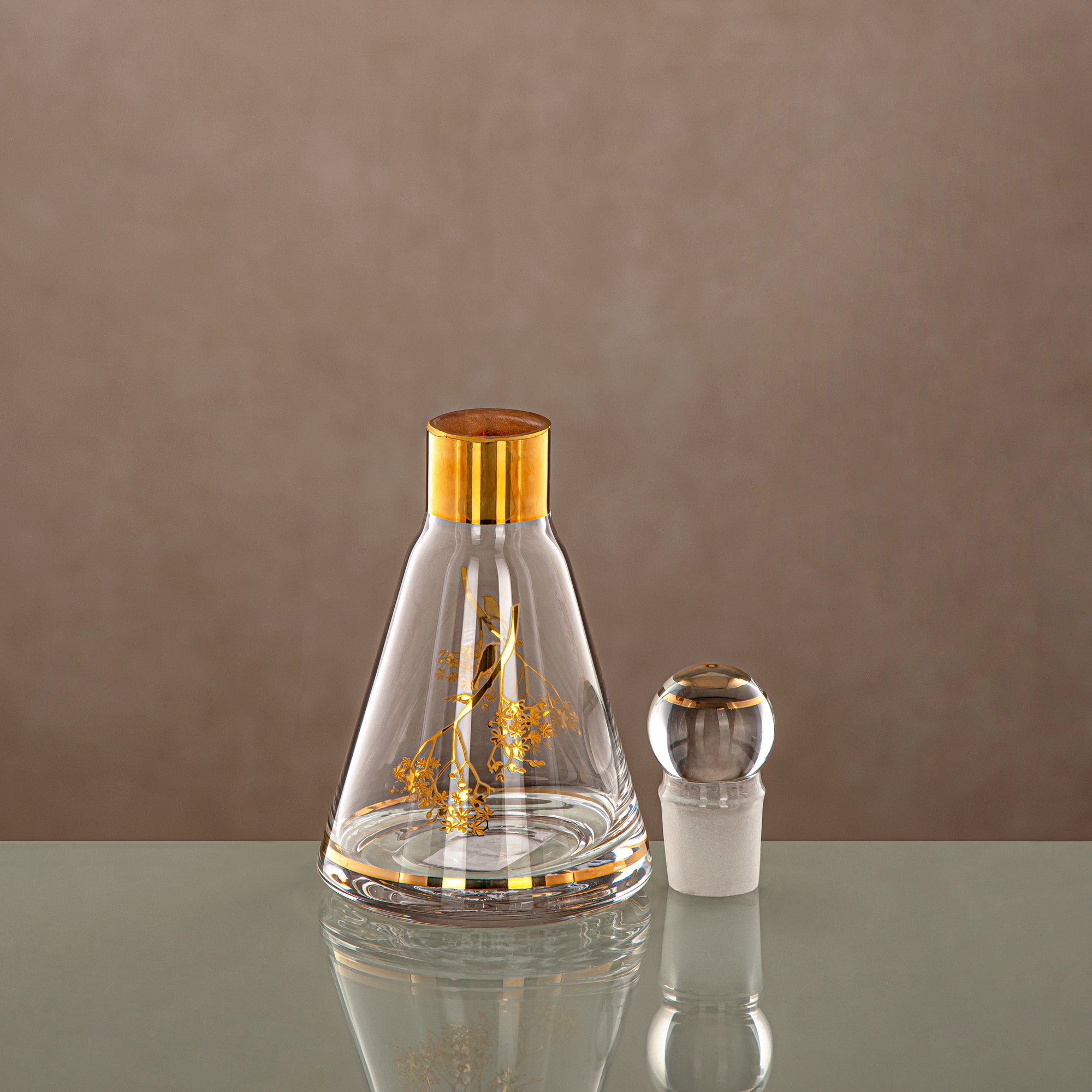 Almarjan Perfume Bottle Clear & Gold 14 tola (0864P-XQZT-GLD) Gatherings, special occasions, Ramadan, eid