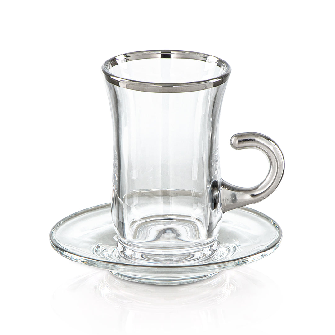 Almarjan 120 ML Glass Tea Cup - 1043BJ-0001P-SIL
