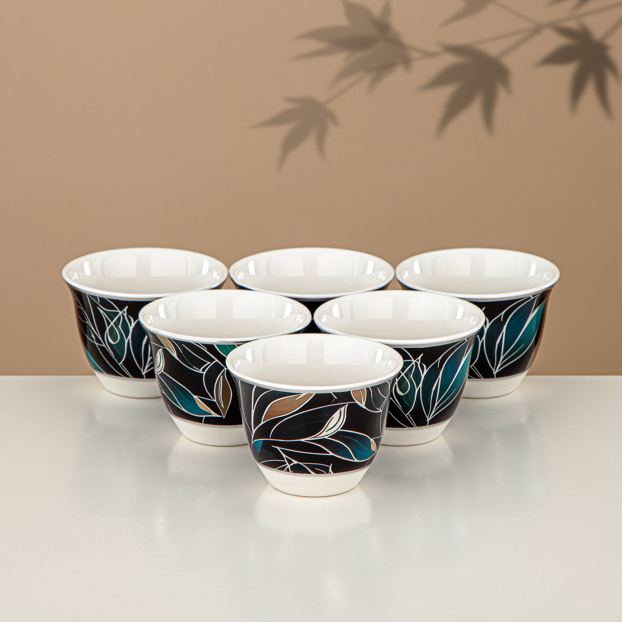 ألمرجان طقم ترامس 24 قطعة، 1 لتر + 1 لتر، مزهر ومطفي فضي (24-JBH-TR-AZ03S) - طقم الشاي والقهوة الكامل