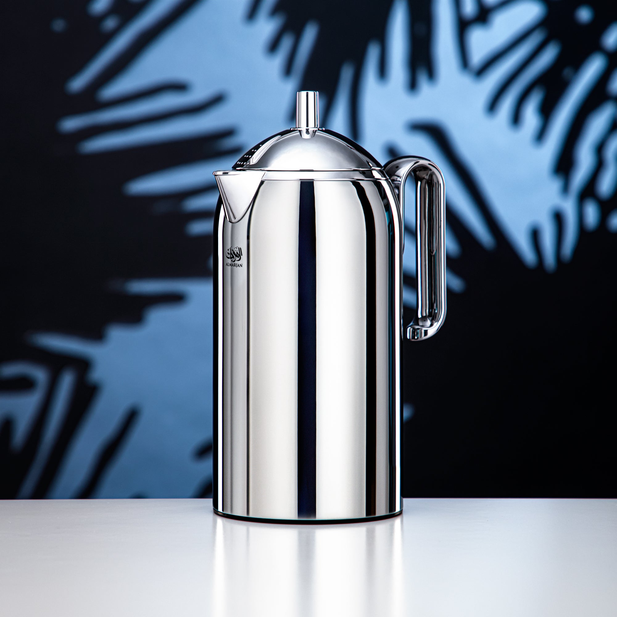 Almarjan 1 Liter Vacuum Flask Silver - CHA-100S