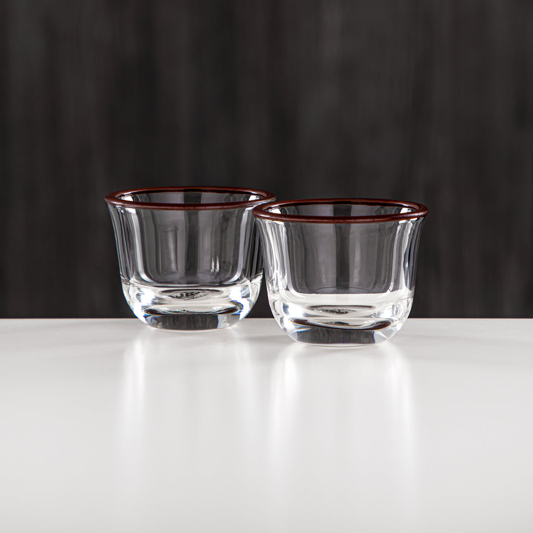 Almarjan 6 Pieces Borosilicate Glass Cawa Cup Set - FB803-6 MAR