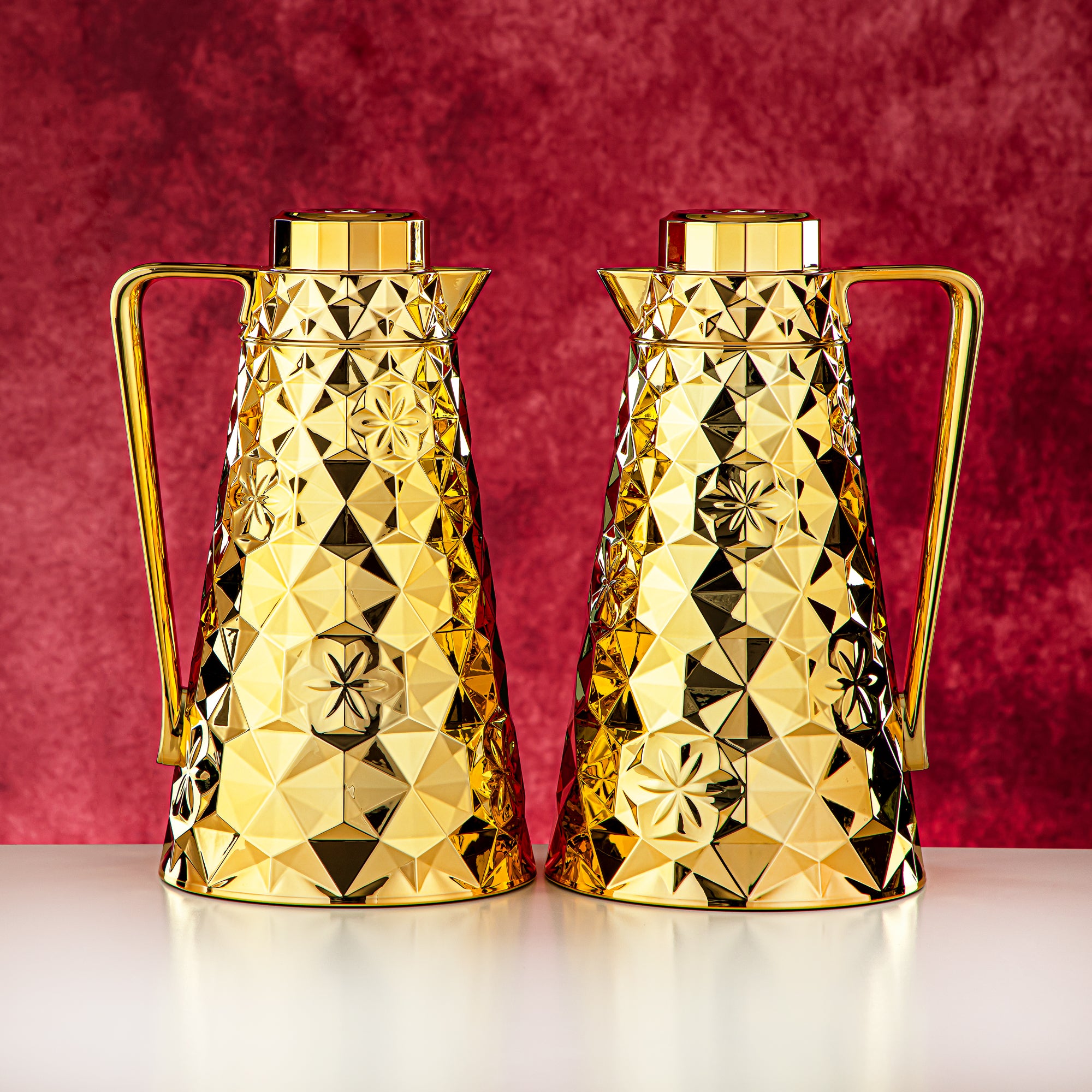 Almarjan 2 Pieces Vacuum Flask Set Gold - FG204AB-100 ALLG