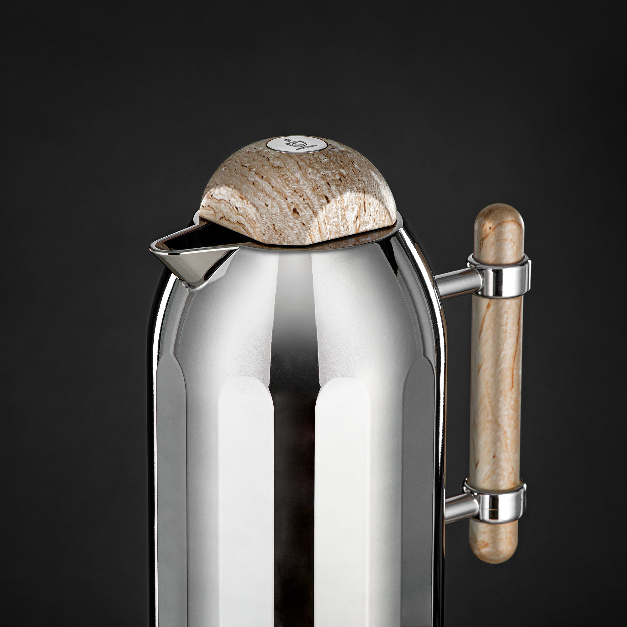 طقم ترامس المرجان فضي بمقبض وغطاء من الترافرتين 1L + 1L (FG211-AB-100 MC/TM) – تقديم أنيق | رمضان و التجمعات