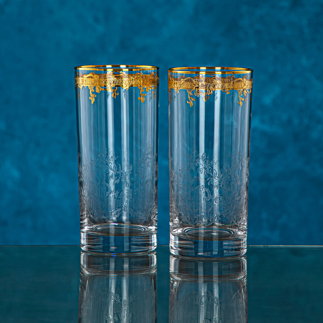 Combi 6 Pieces Glass Water Cup Set - G1035AZ-25/1
