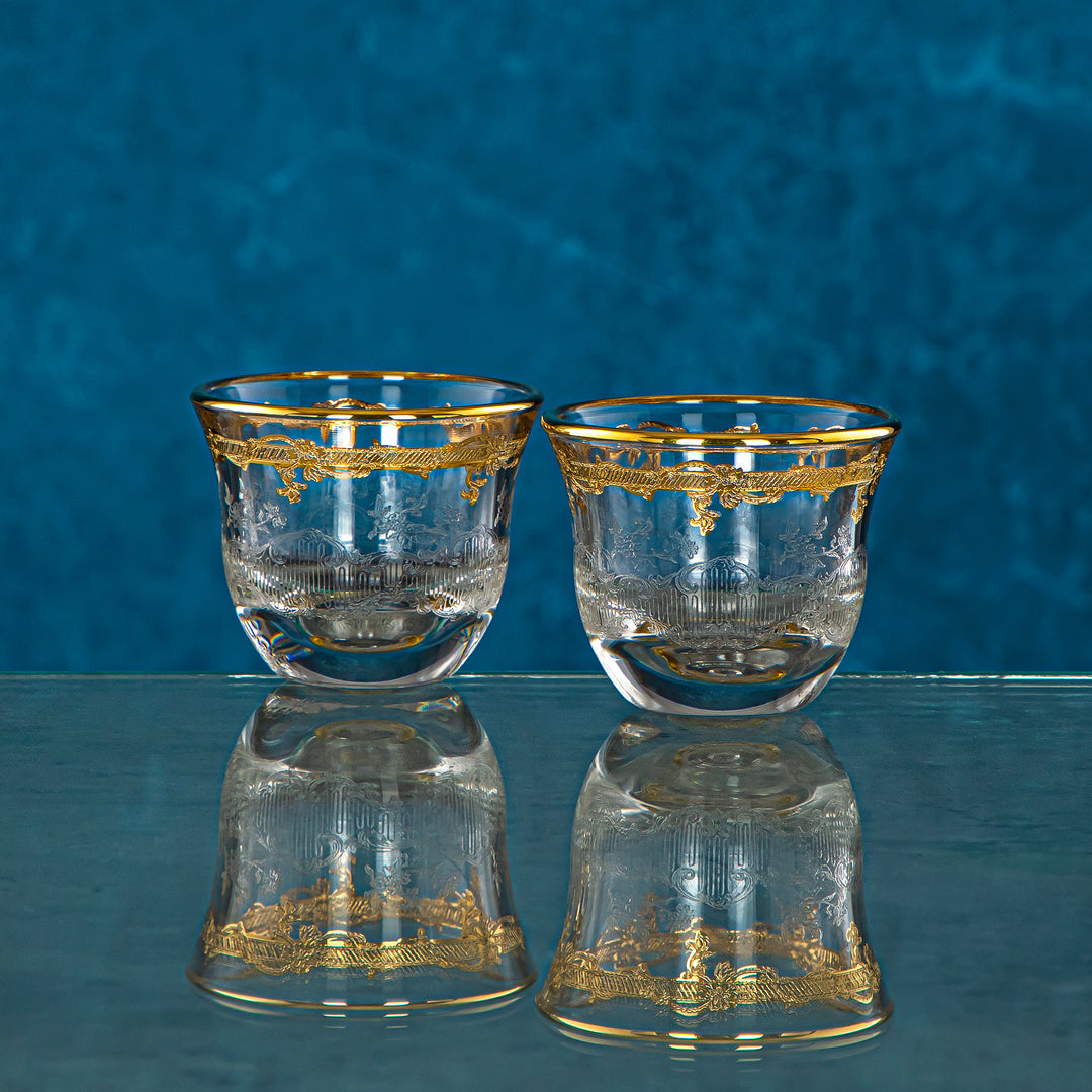 Combi 6 Pieces Glass Cawa Cup Set - G1035AZ-48