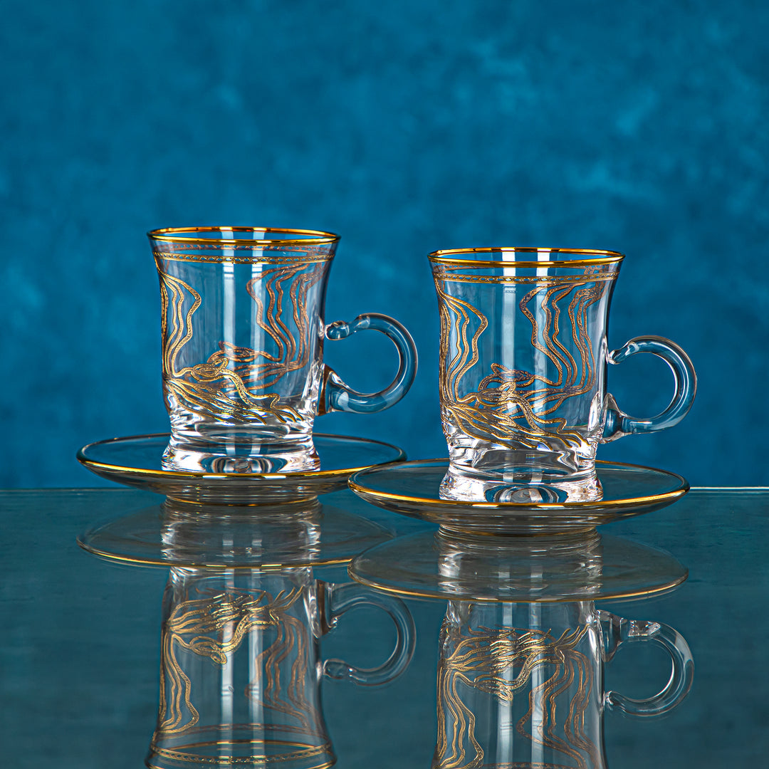 Combi 6 Pieces Glass Tea Cup Set - G1087/1Z-35/11