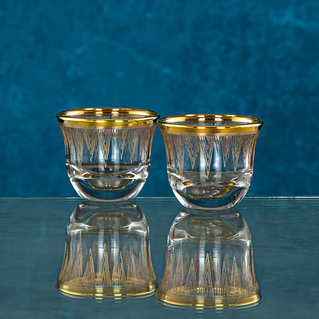Combi 6 Pieces Glass Cawa Cup Set - G809/1Z-48